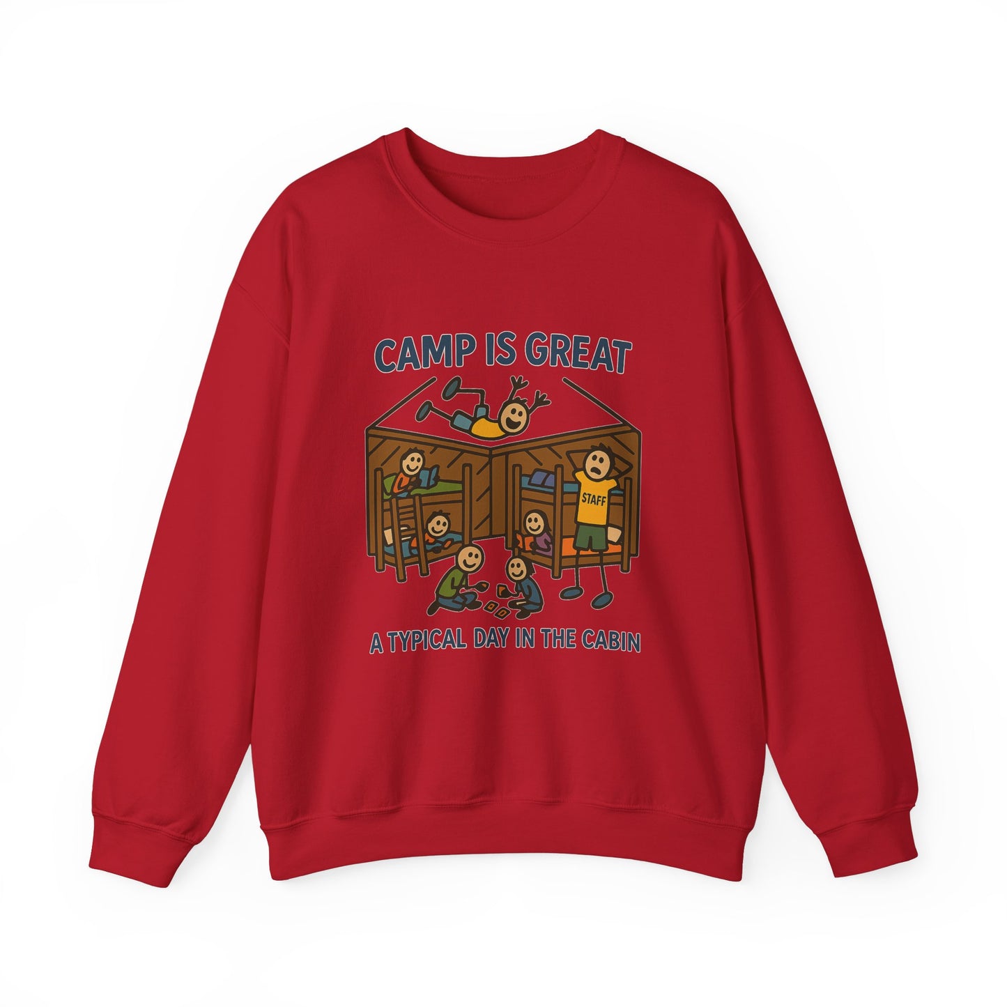 Unisex Heavy Blend™ Crewneck Sweatshirt Typical Day in the Cabin