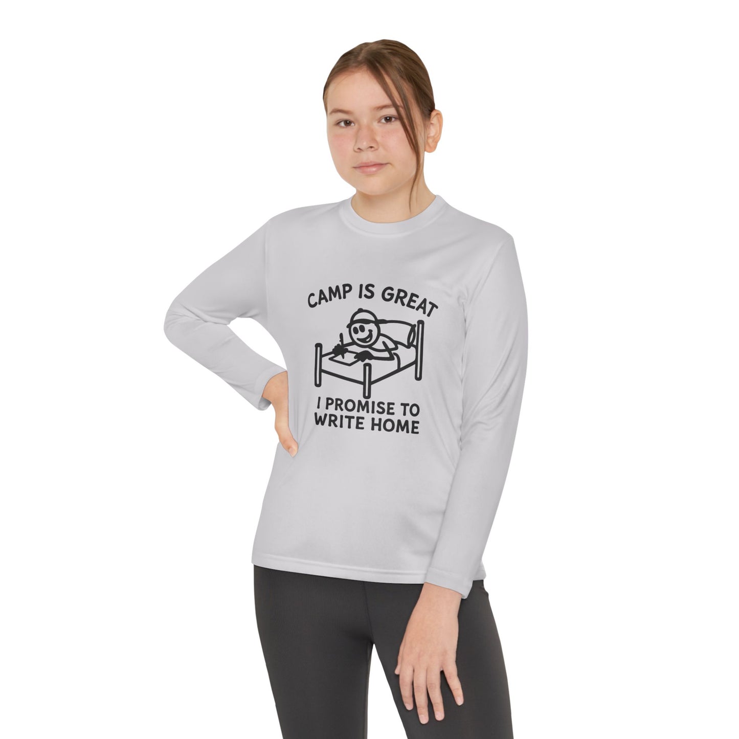 Youth Long Sleeve Competitor Tee Write Home