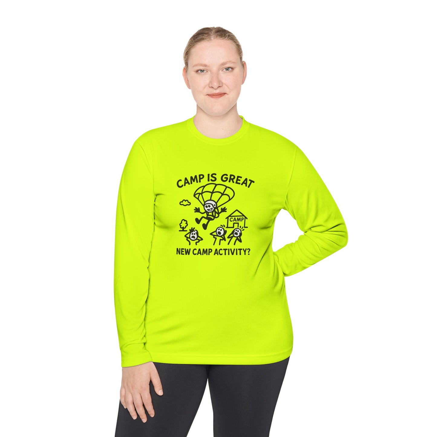 Unisex Lightweight Long Sleeve Tee Skydiving