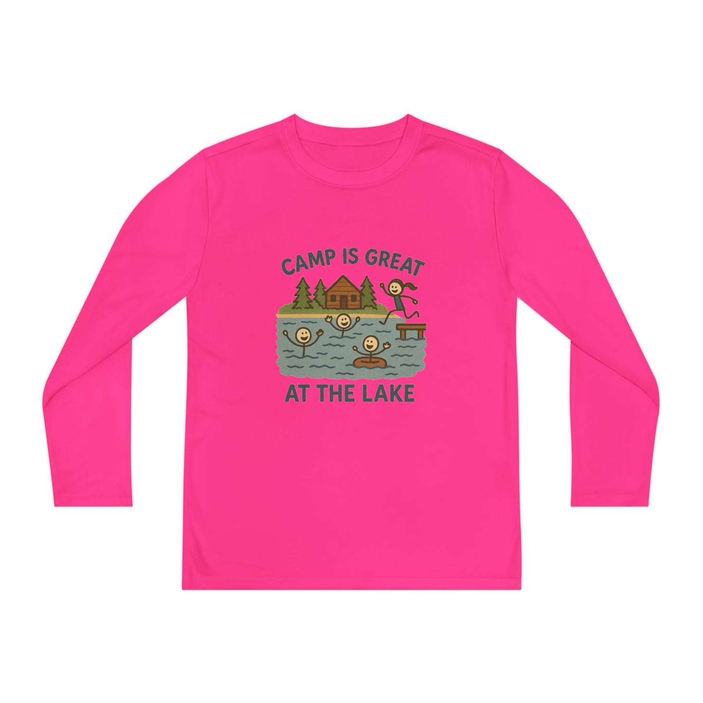 Youth Long Sleeve Competitor Tee Lake