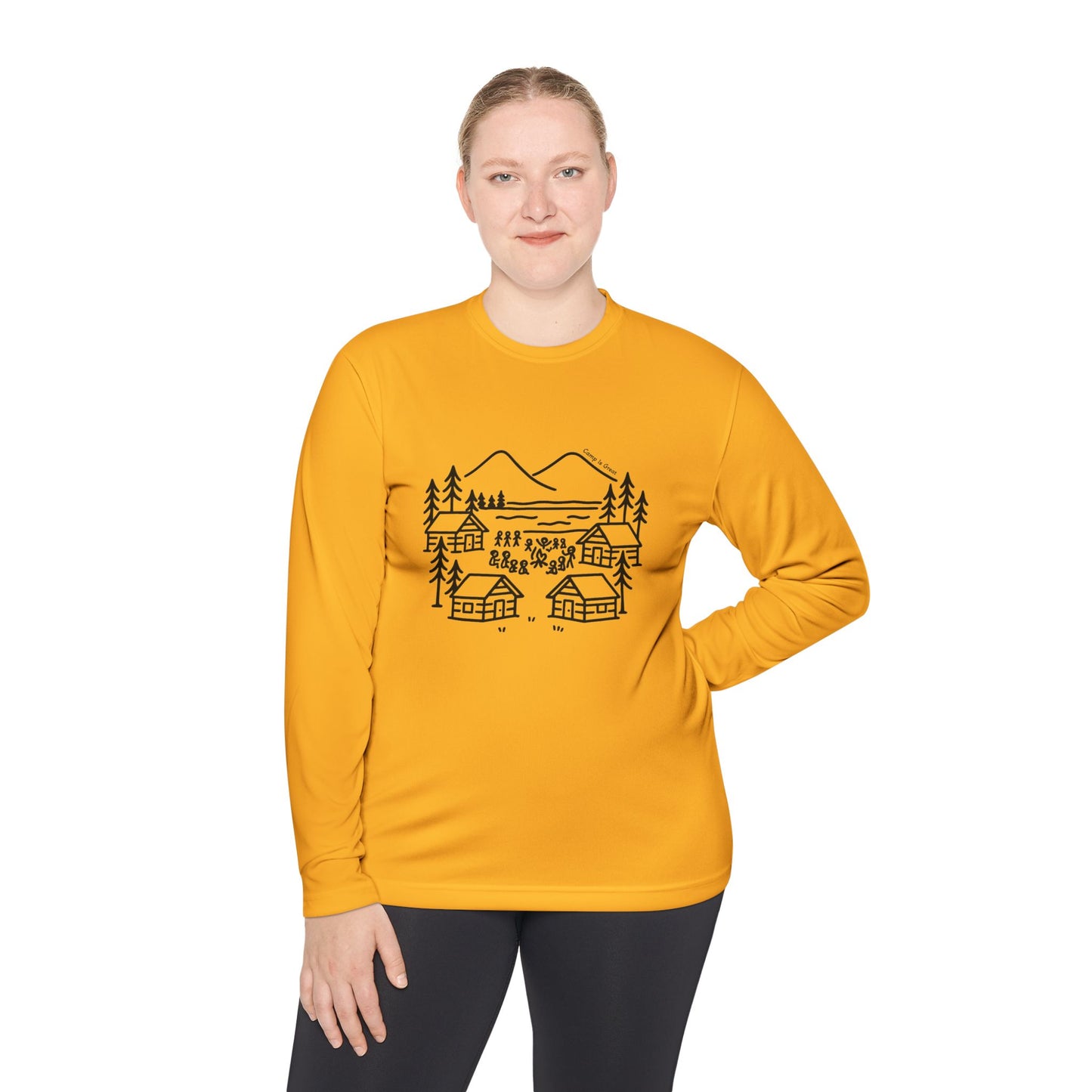 Unisex Lightweight Long Sleeve Tee Landscape