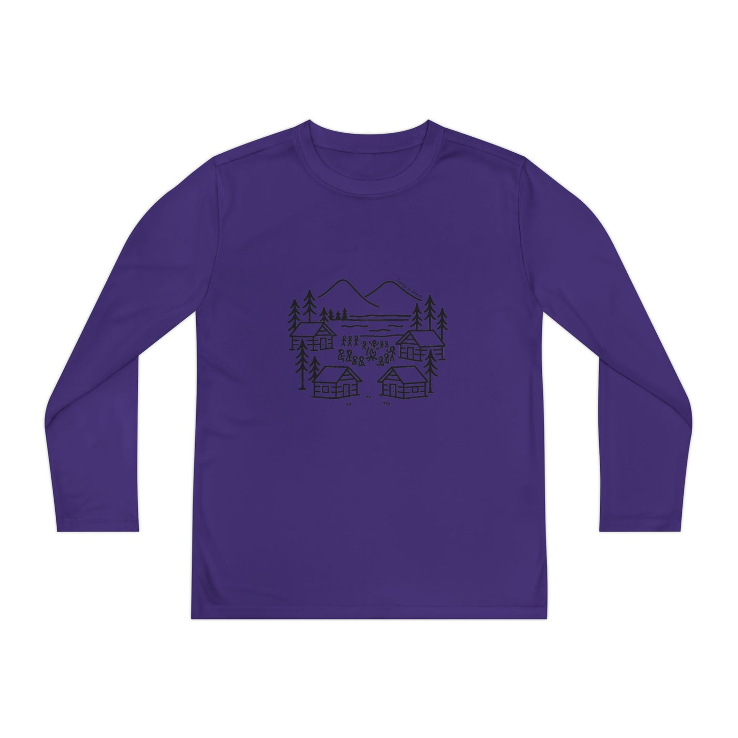 Youth Long Sleeve Competitor Tee Landscape