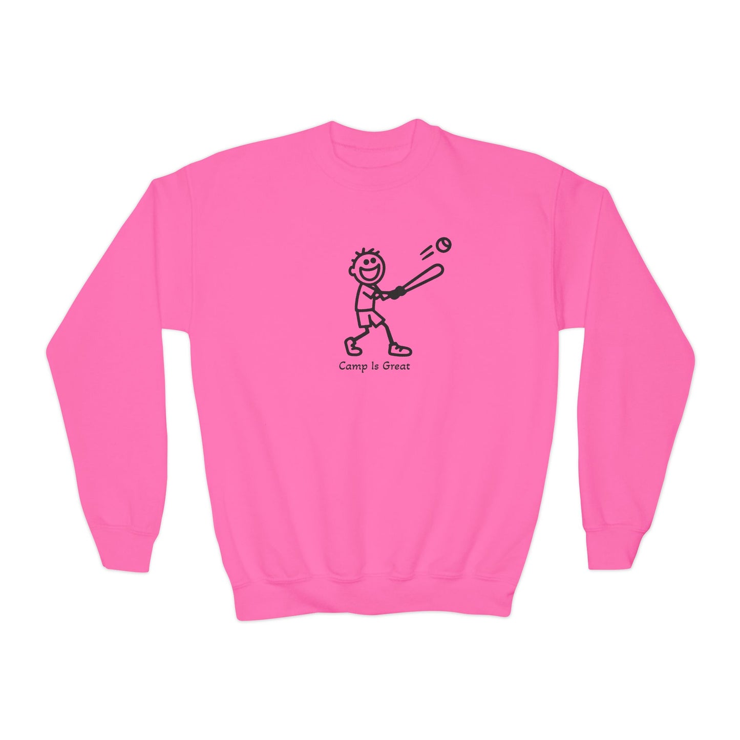 Youth Crewneck Sweatshirt Baseball