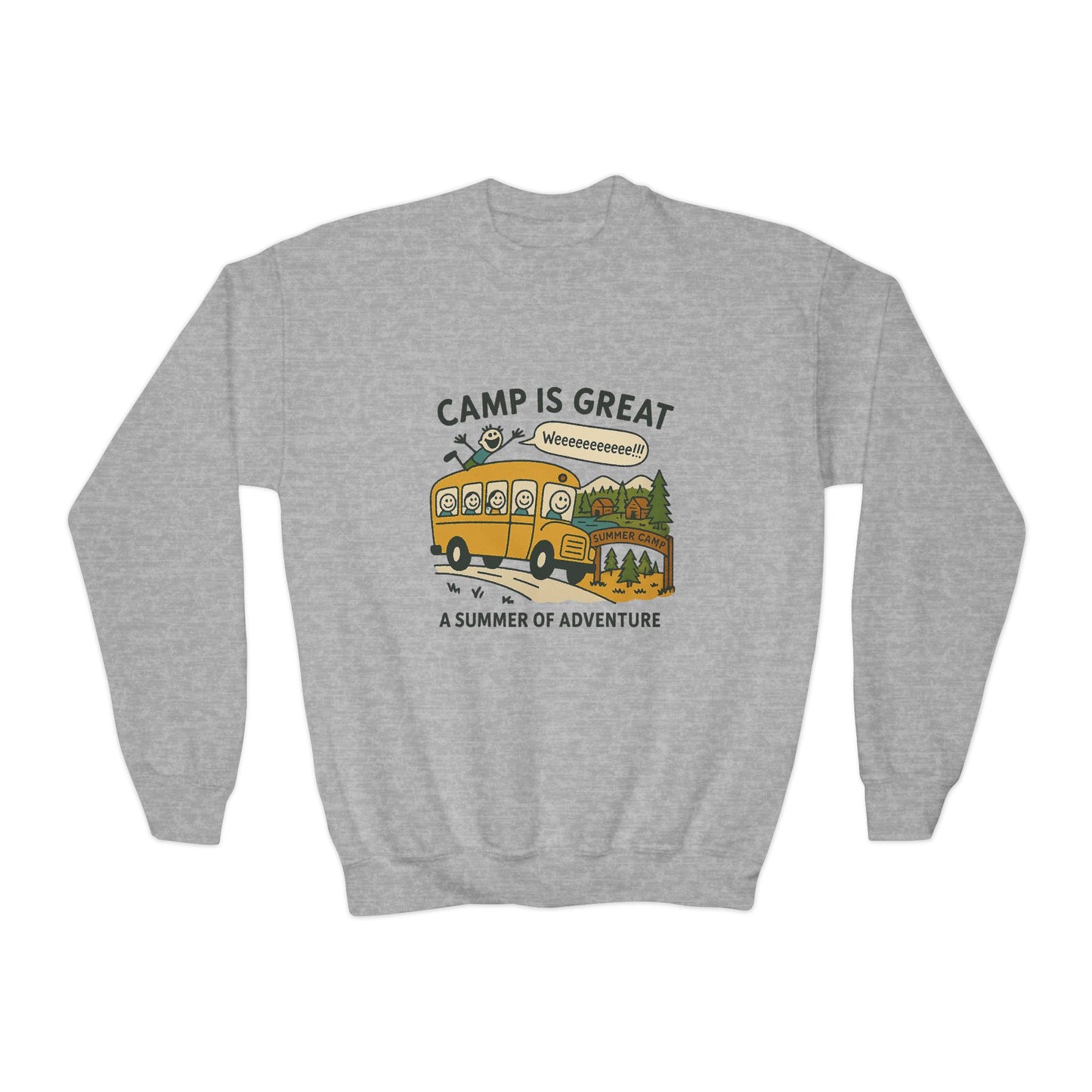 Youth Crewneck Sweatshirt Bus