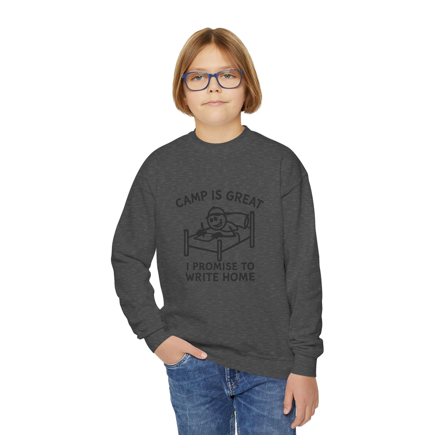 Youth Crewneck Sweatshirt Write Home