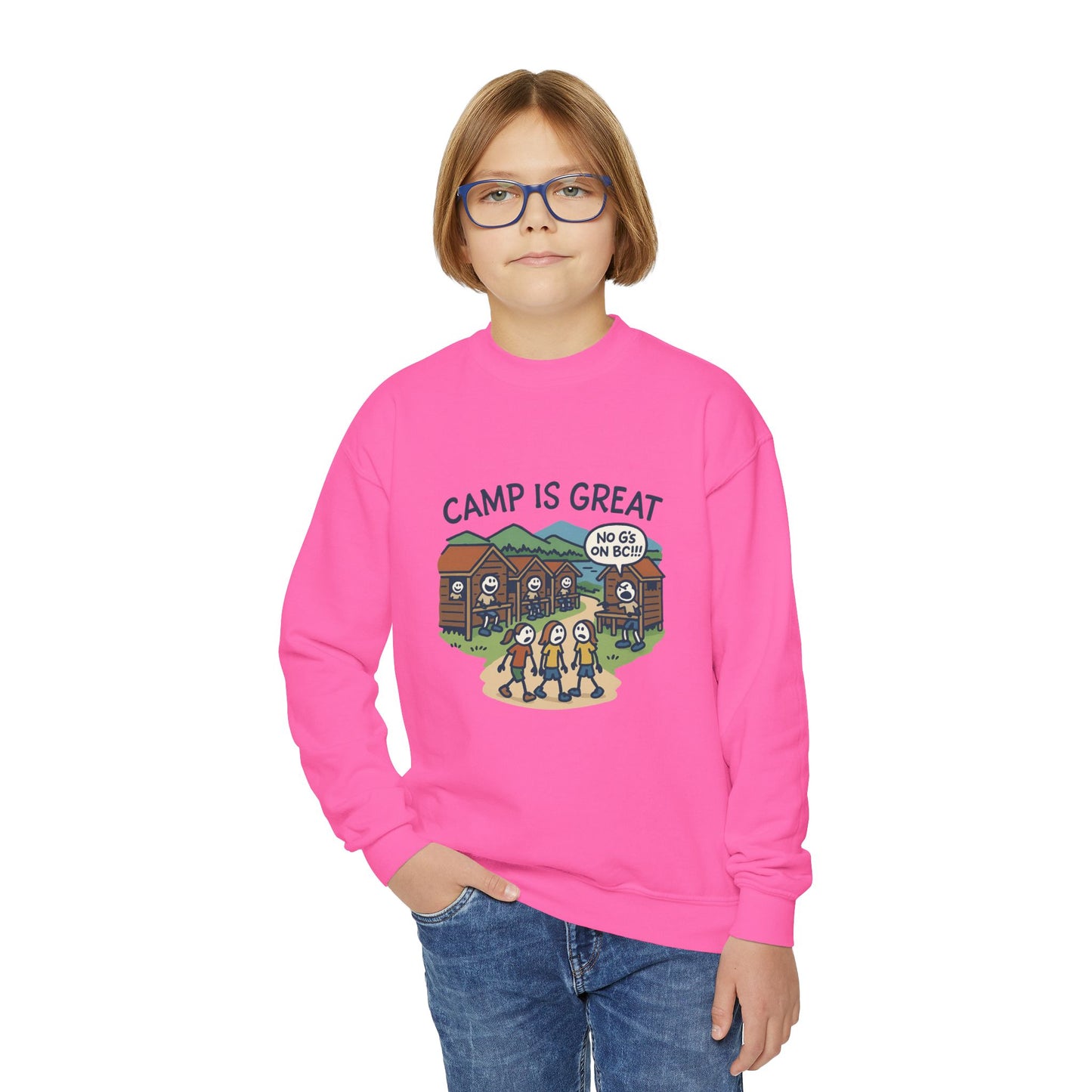 Youth Crewneck Sweatshirt No G's on BC