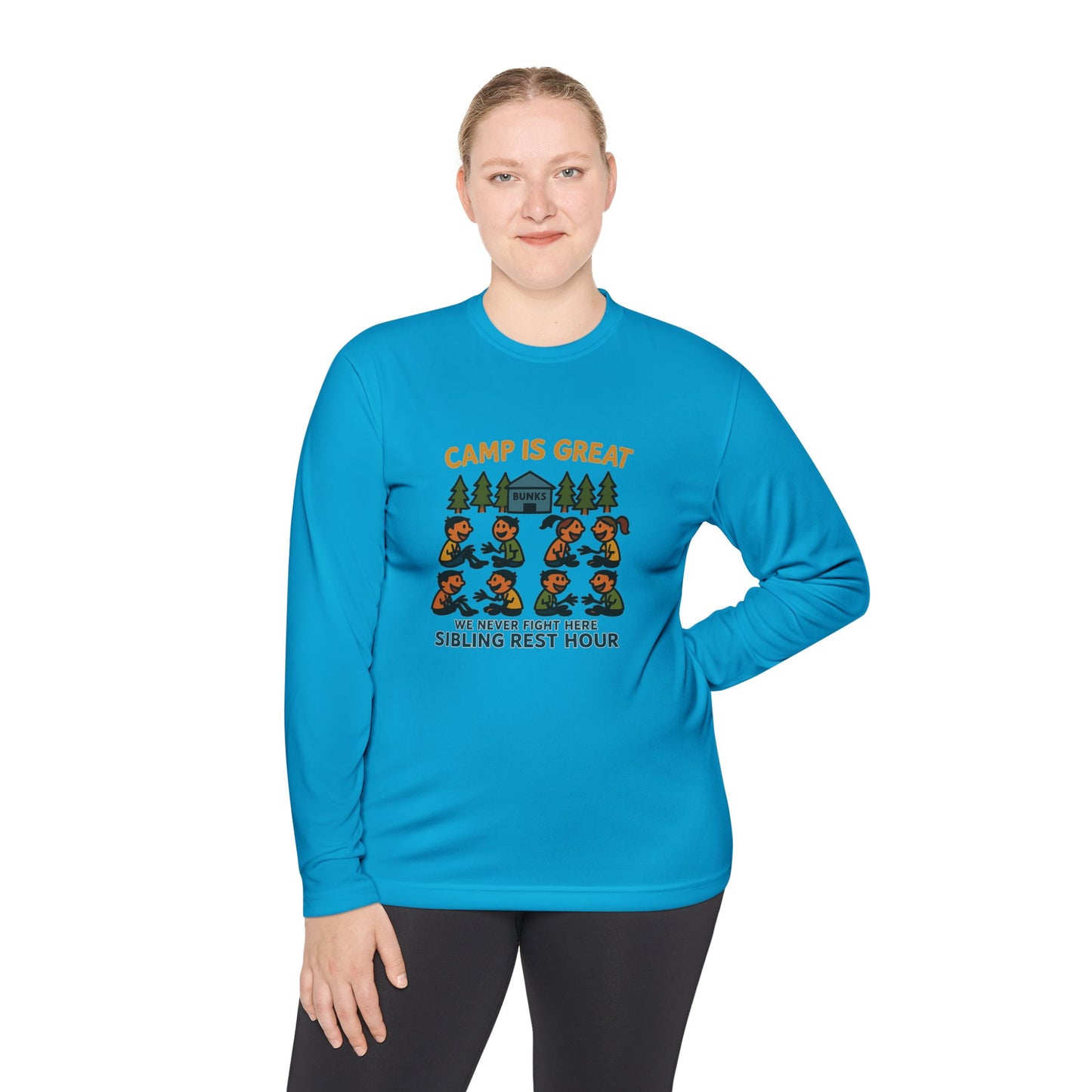 Unisex Lightweight Long Sleeve Tee Sibling Rest Hour