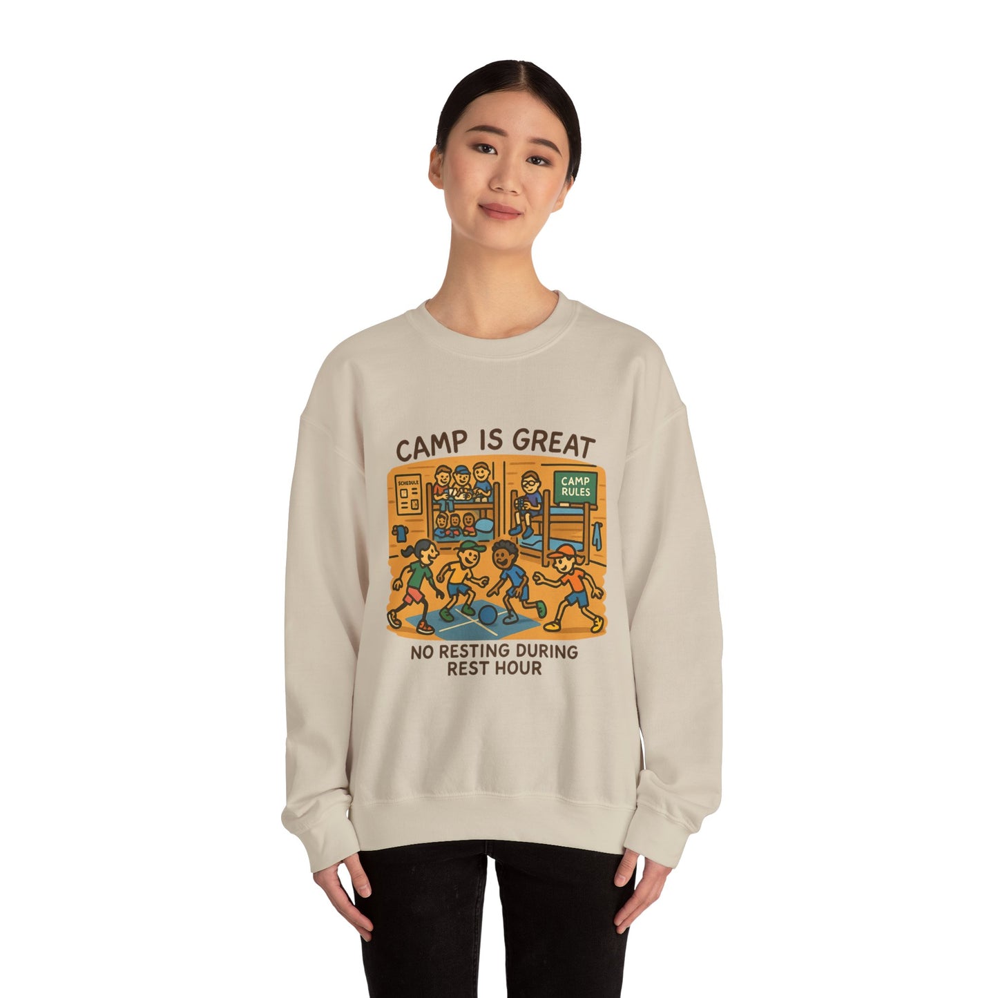 Unisex Heavy Blend™ Crewneck Sweatshirt Rest Hour