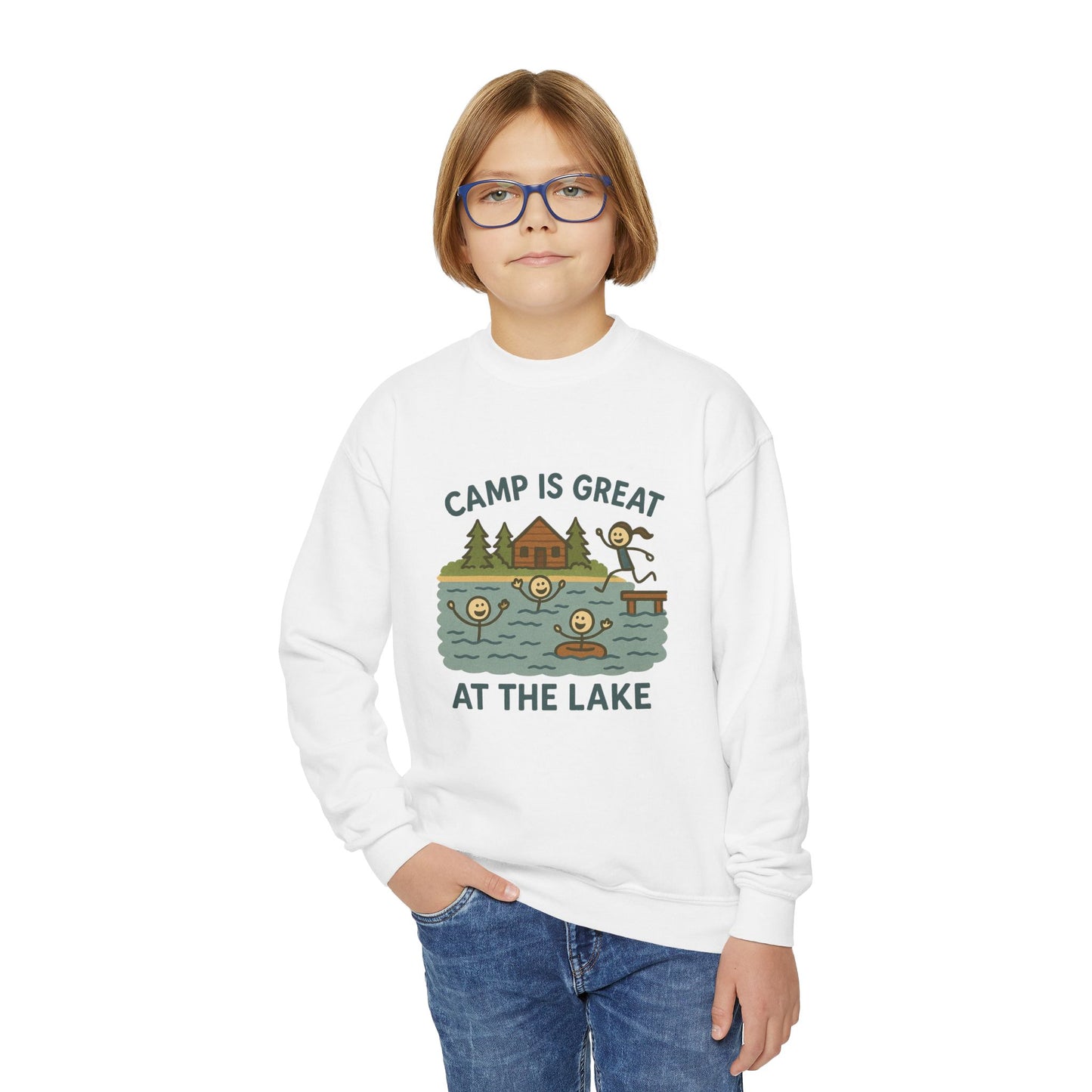 Youth Crewneck Sweatshirt Lake