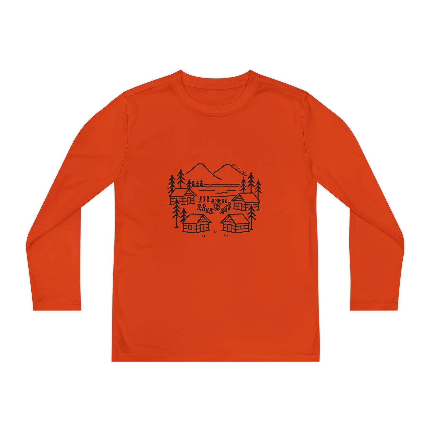 Youth Long Sleeve Competitor Tee Landscape