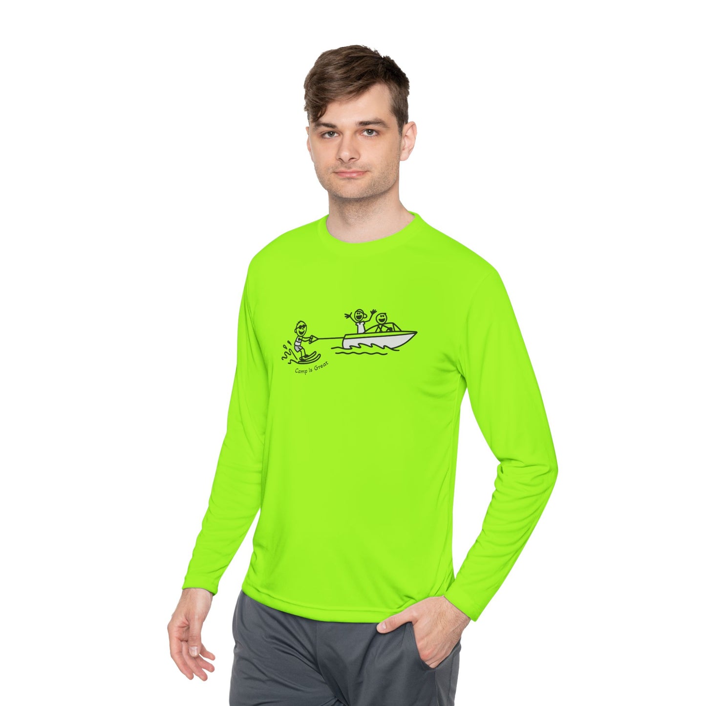 Unisex Lightweight Long Sleeve Tee Waterski