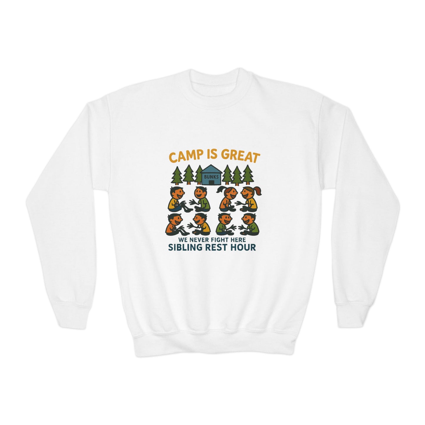 Youth Crewneck Sweatshirt Sibling Rest Hour