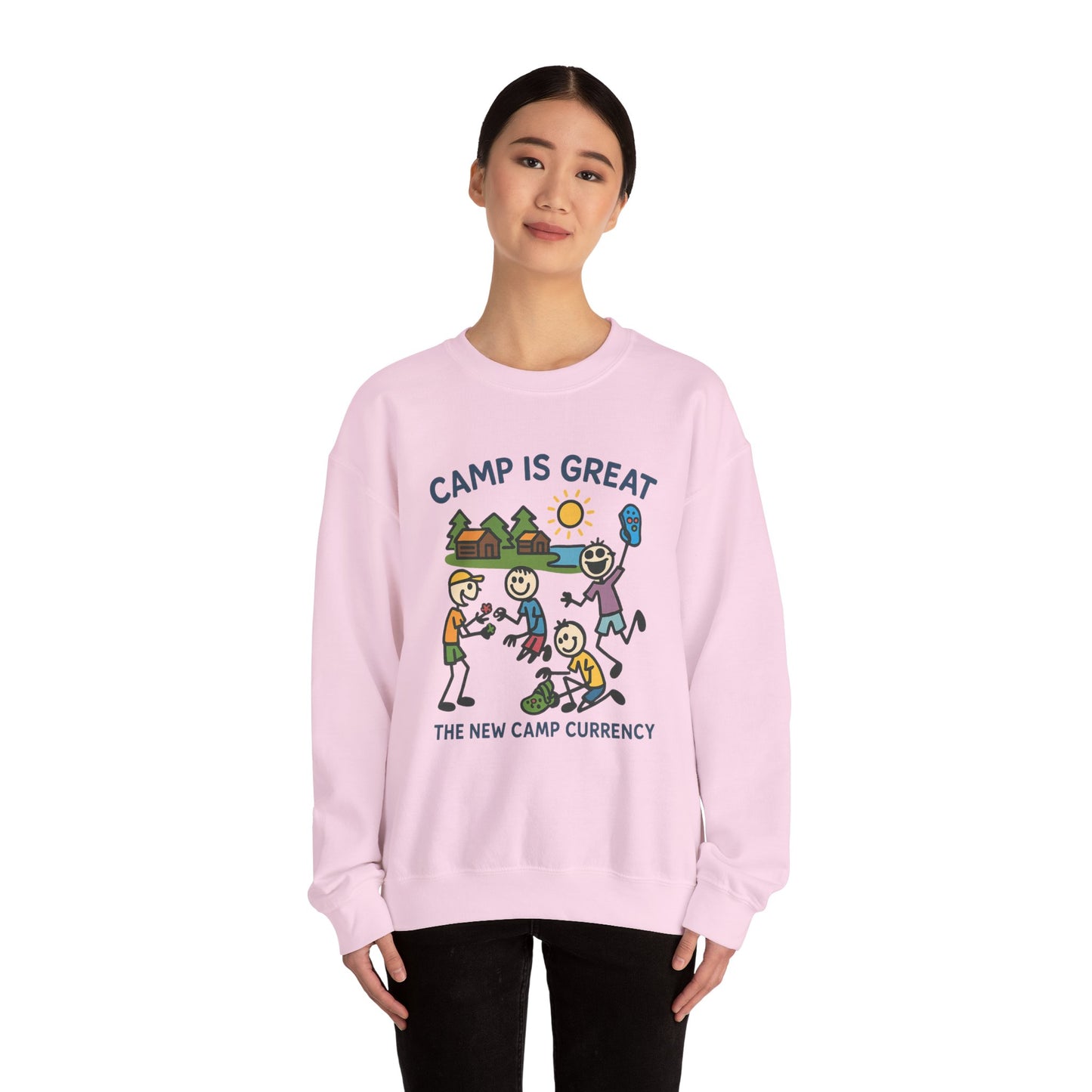 Unisex Heavy Blend™ Crewneck Sweatshirt Shoe Charms