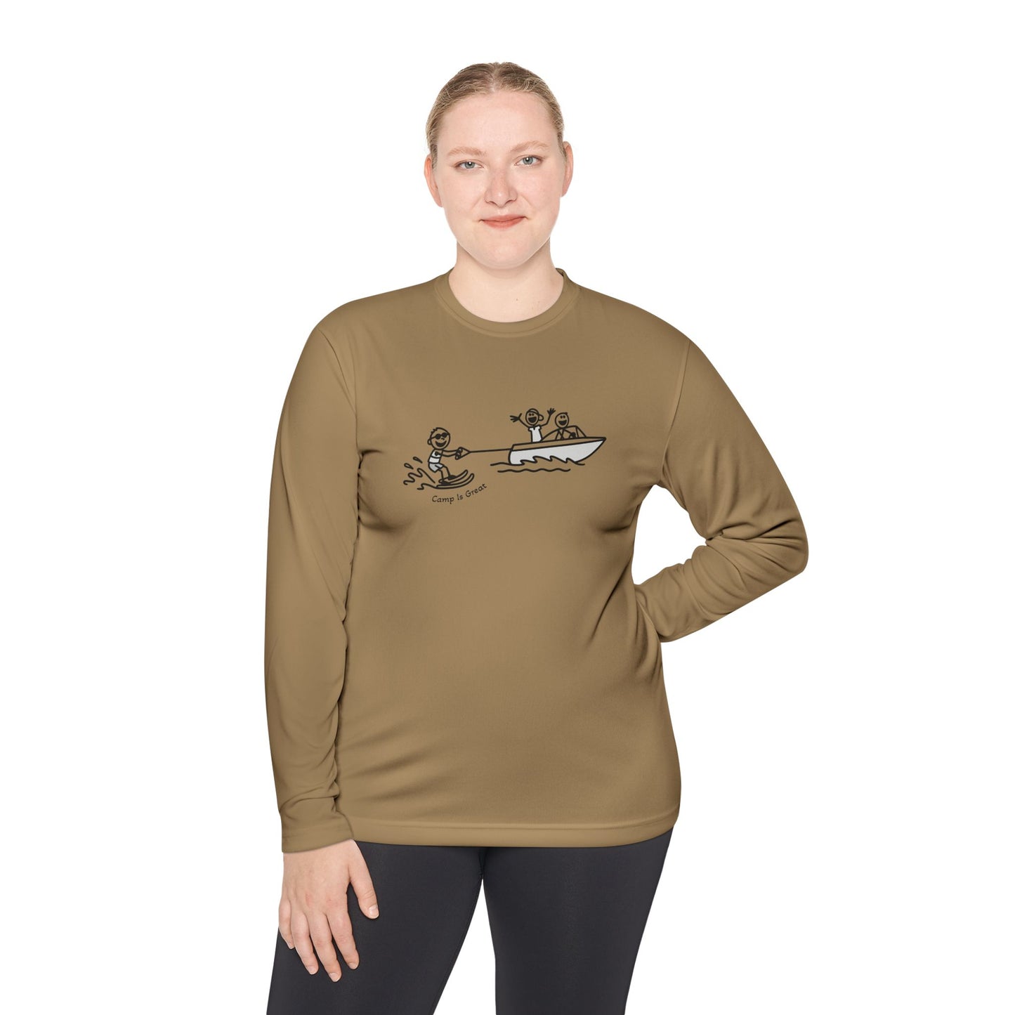 Unisex Lightweight Long Sleeve Tee Waterski