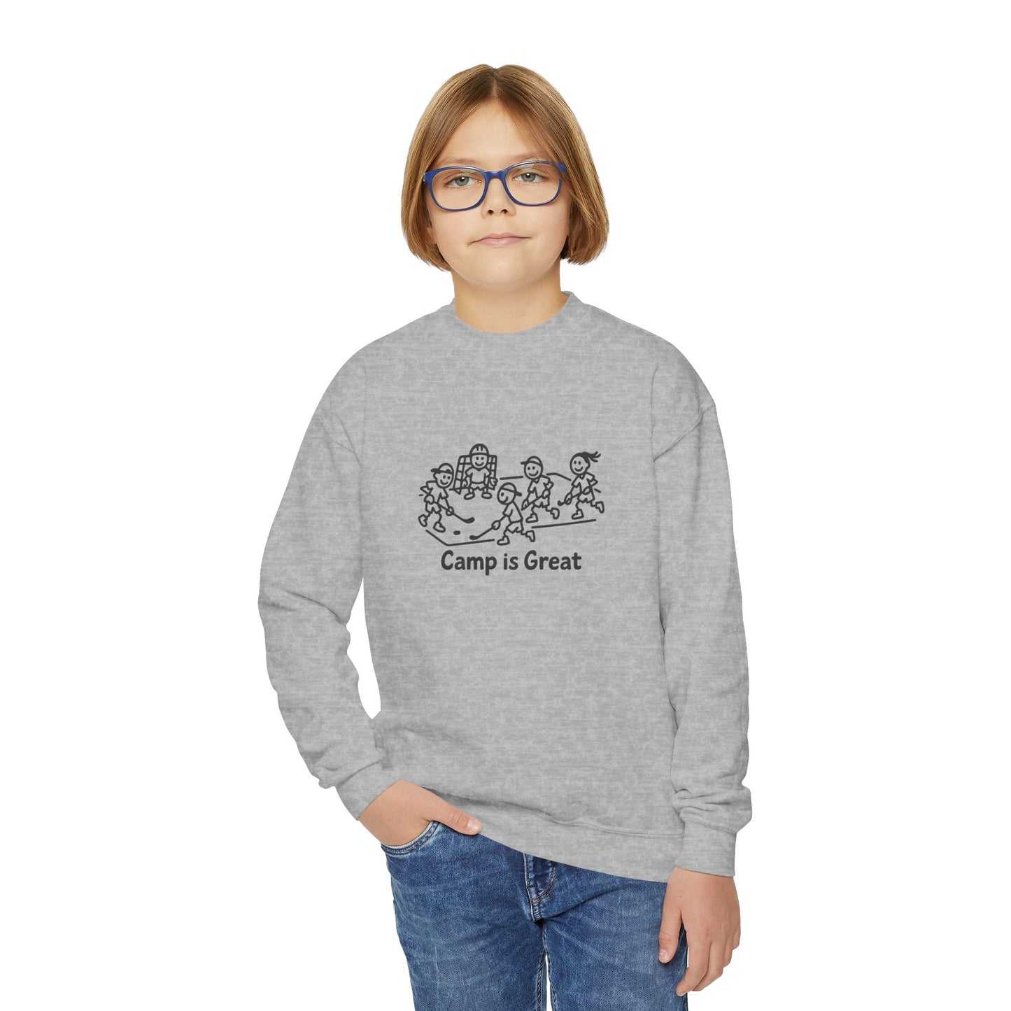 Youth Crewneck Sweatshirt Hockey