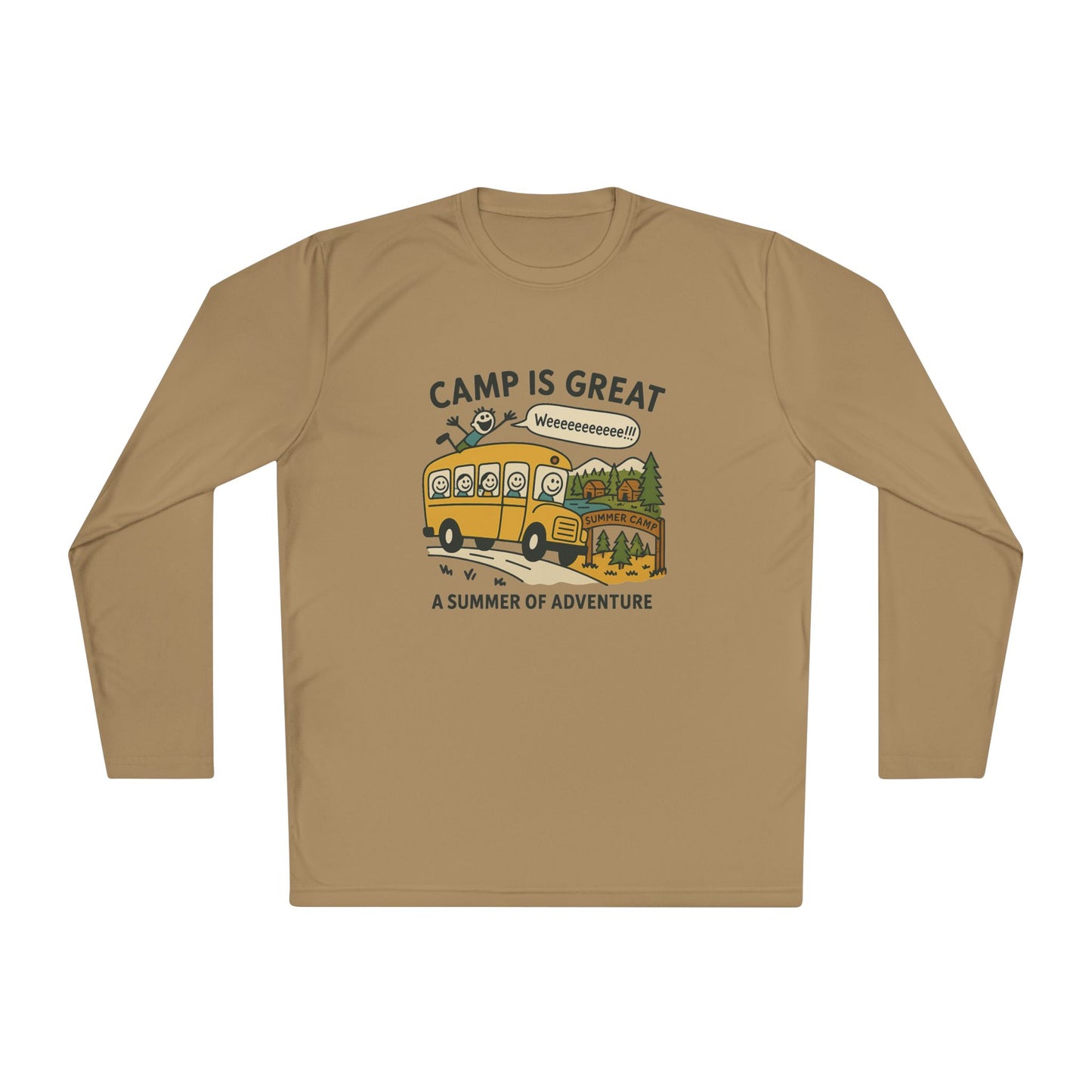Unisex Lightweight Long Sleeve Tee Bus