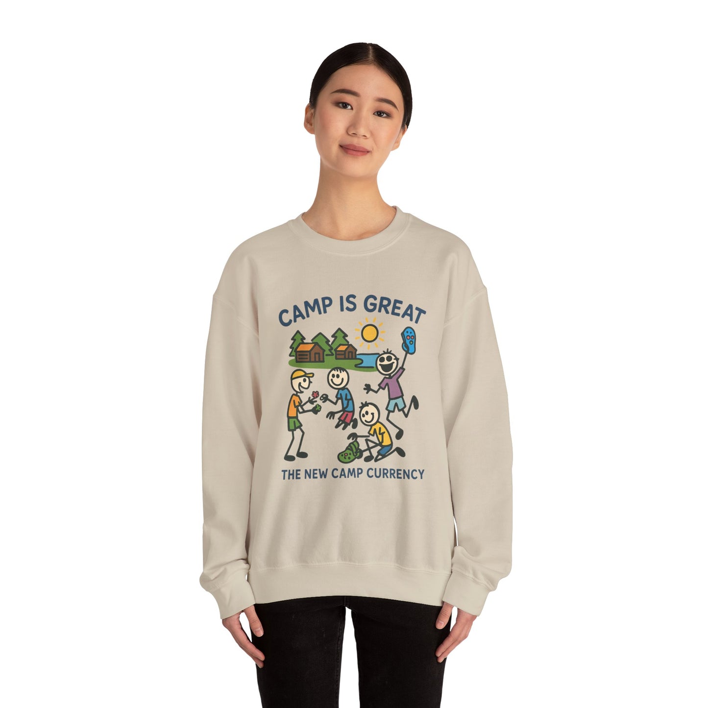 Unisex Heavy Blend™ Crewneck Sweatshirt Shoe Charms