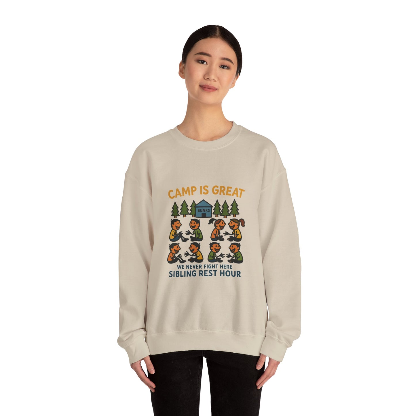 Unisex Heavy Blend™ Crewneck Sweatshirt Sibling Rest Hour