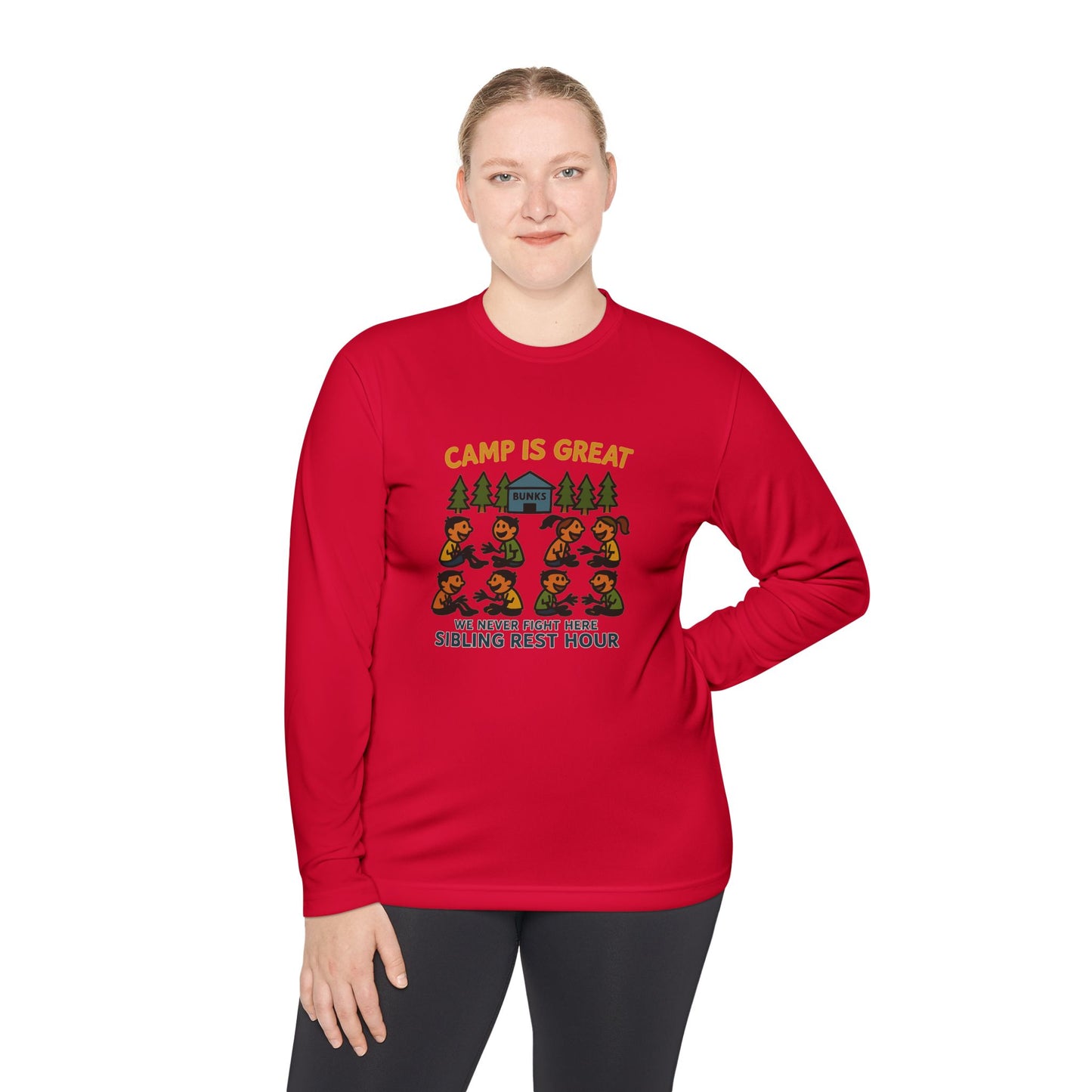 Unisex Lightweight Long Sleeve Tee Sibling Rest Hour