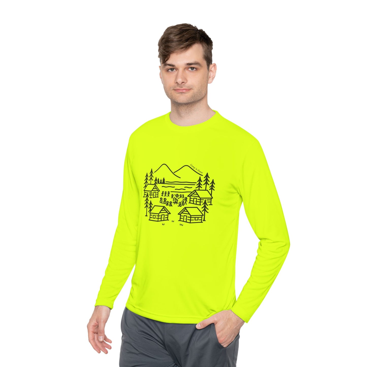 Unisex Lightweight Long Sleeve Tee Landscape