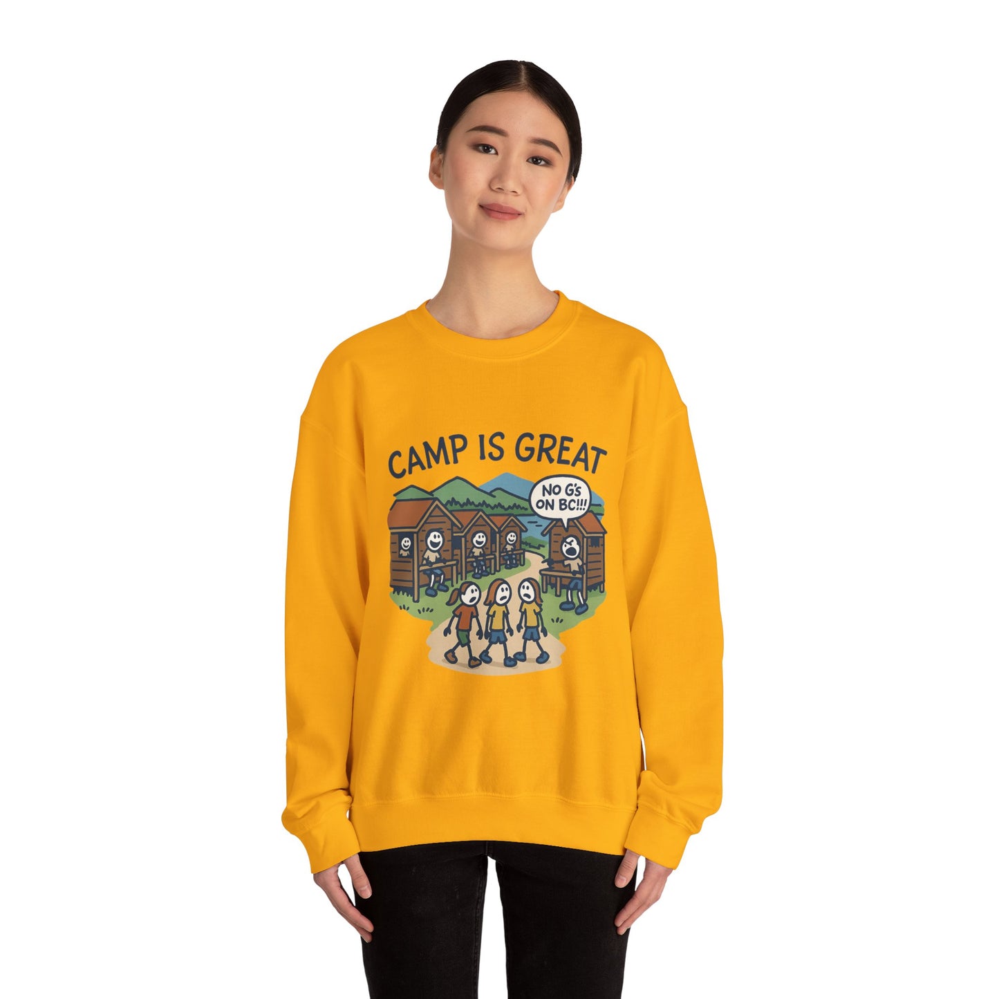 Unisex Heavy Blend™ Crewneck Sweatshirt No G's on BC