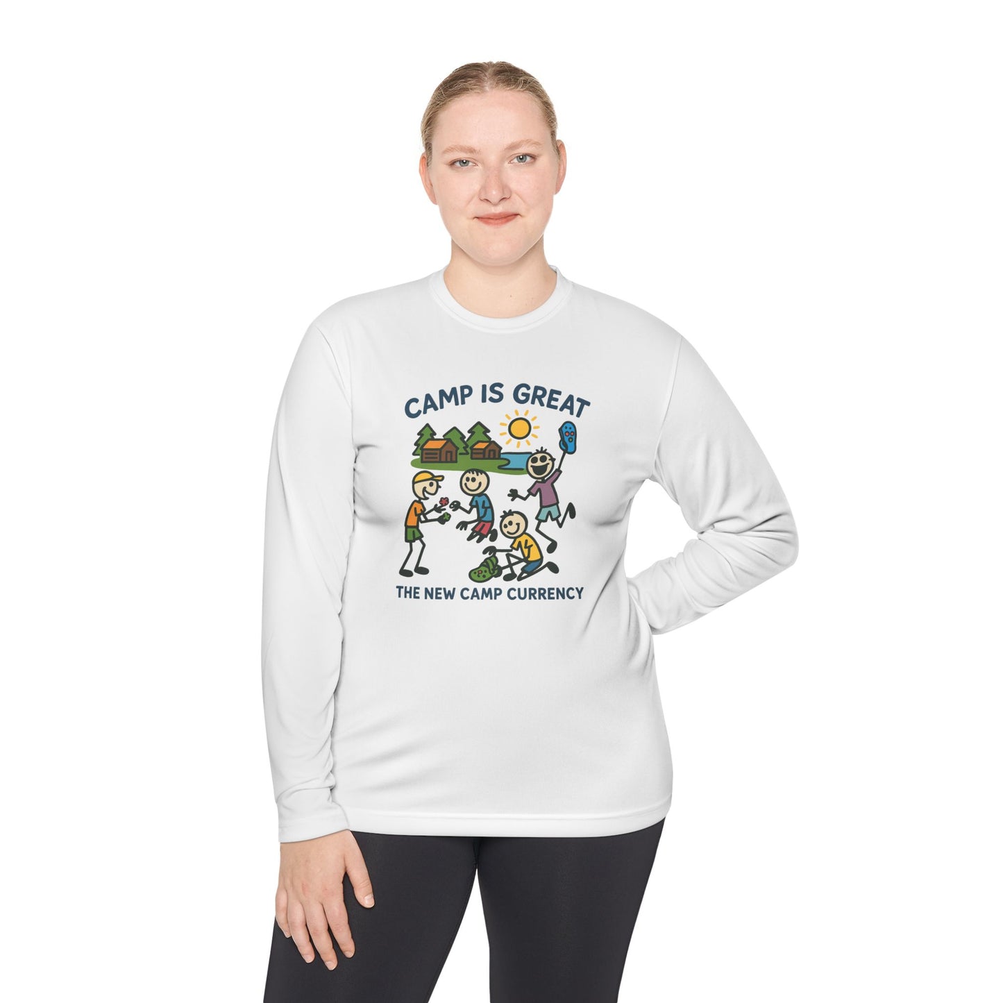 Unisex Lightweight Long Sleeve Tee Shoe Charms