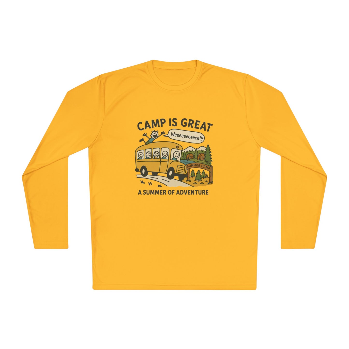 Unisex Lightweight Long Sleeve Tee Bus