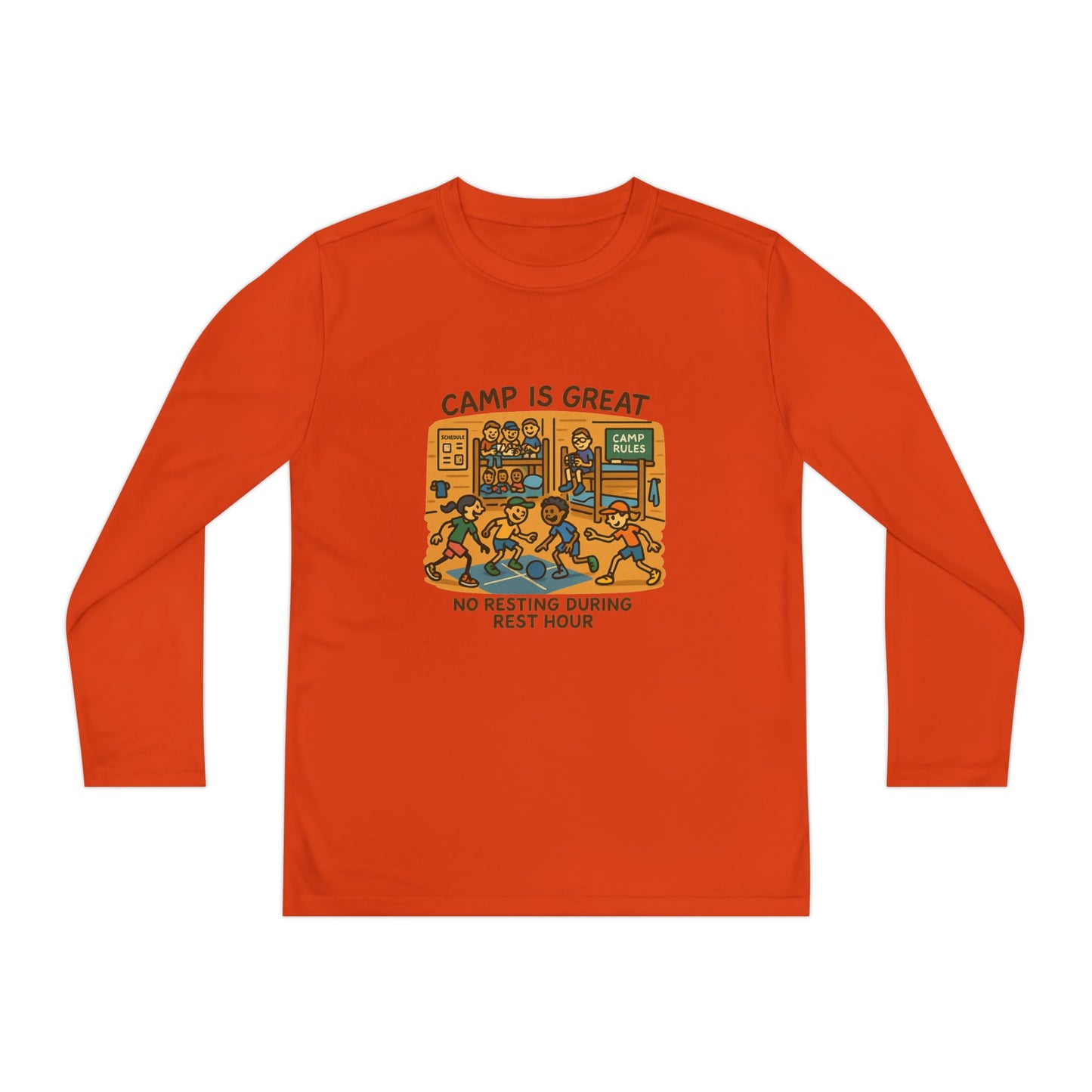Youth Long Sleeve Competitor Tee Rest Hour