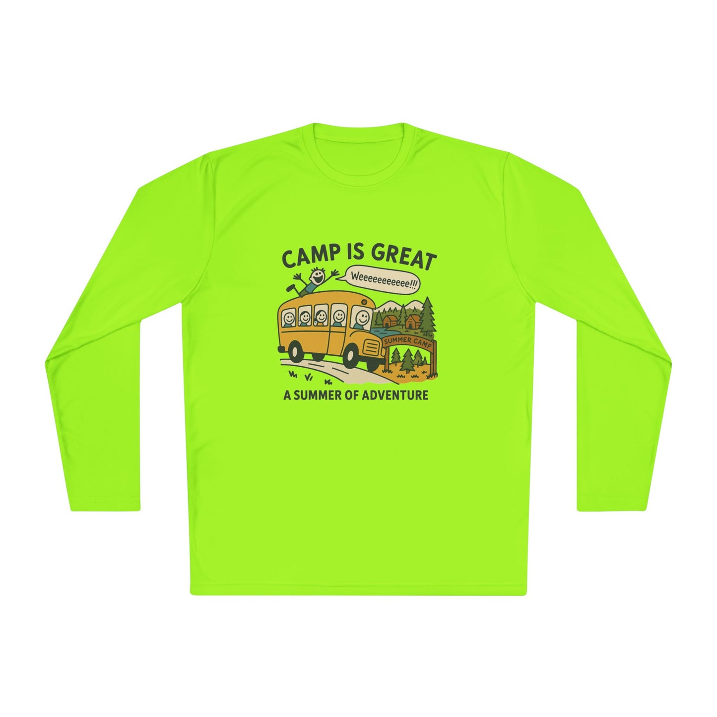 Unisex Lightweight Long Sleeve Tee Bus
