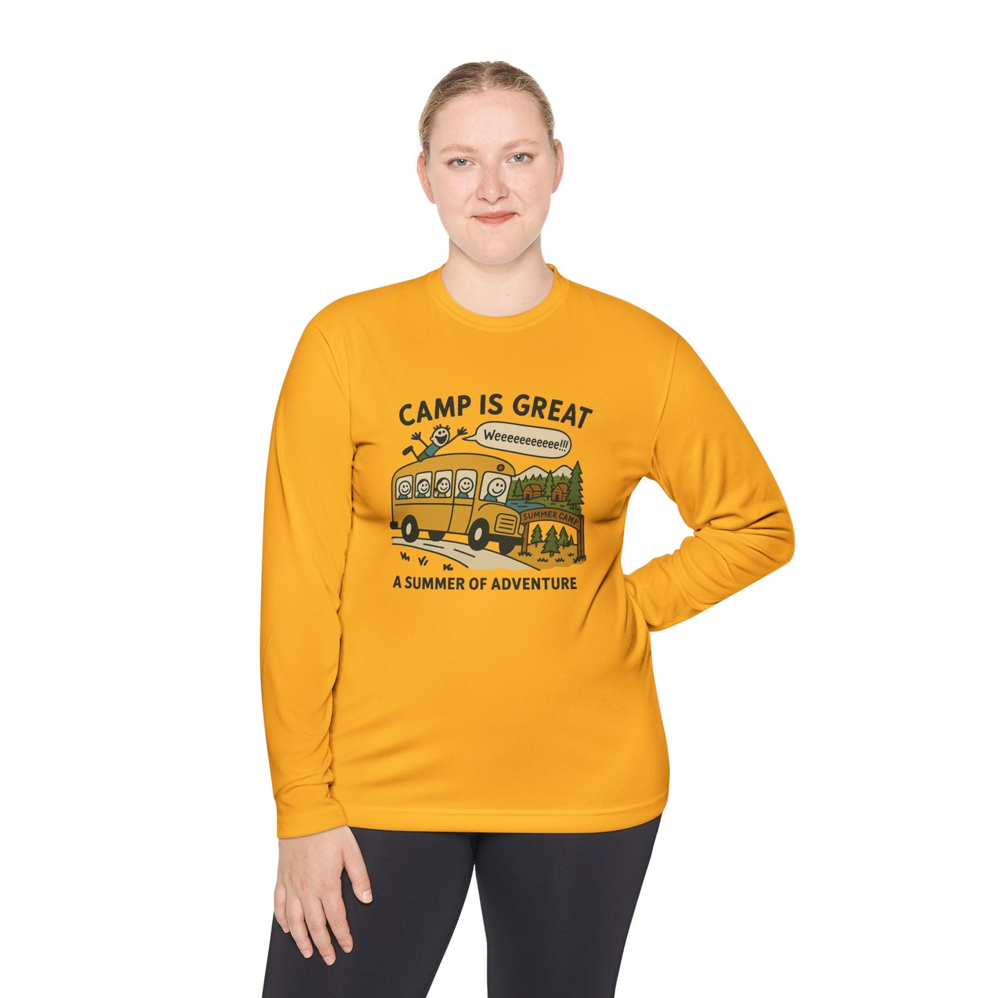 Unisex Lightweight Long Sleeve Tee Bus