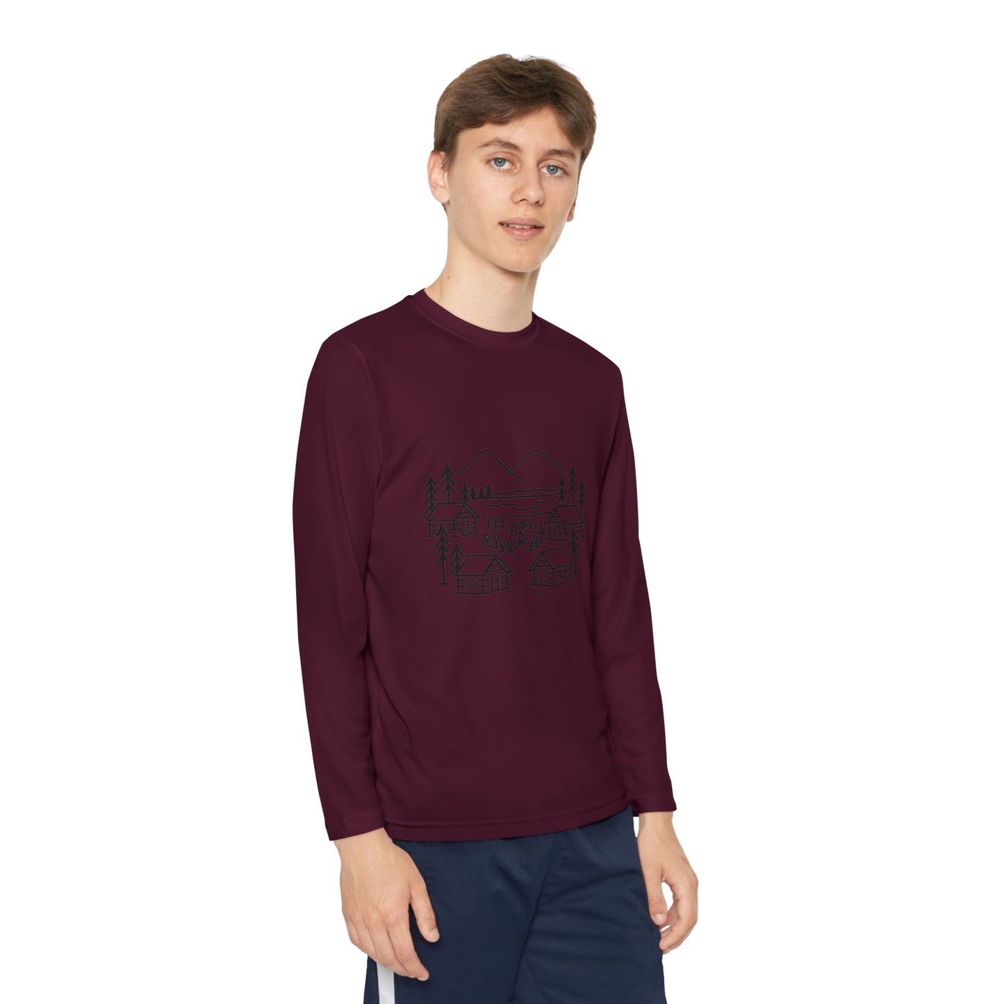 Youth Long Sleeve Competitor Tee Landscape