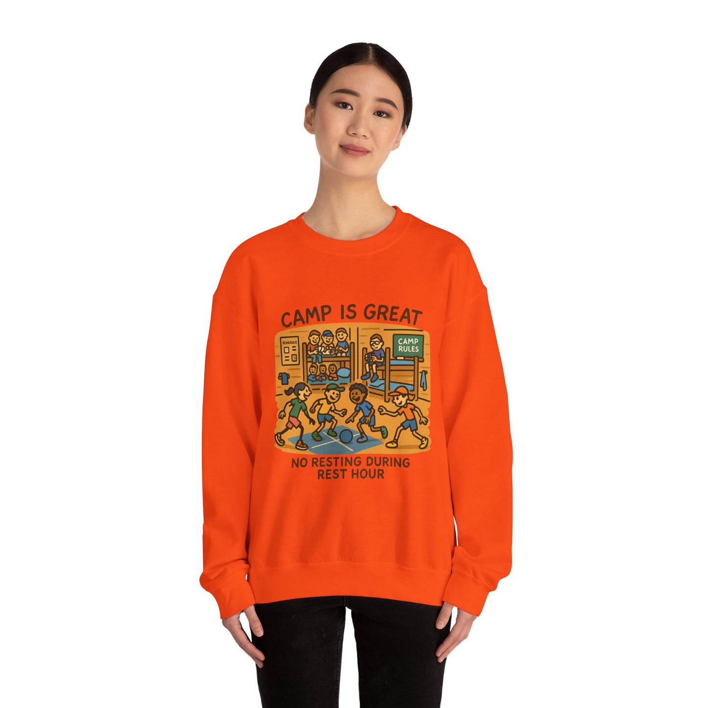 Unisex Heavy Blend™ Crewneck Sweatshirt Rest Hour