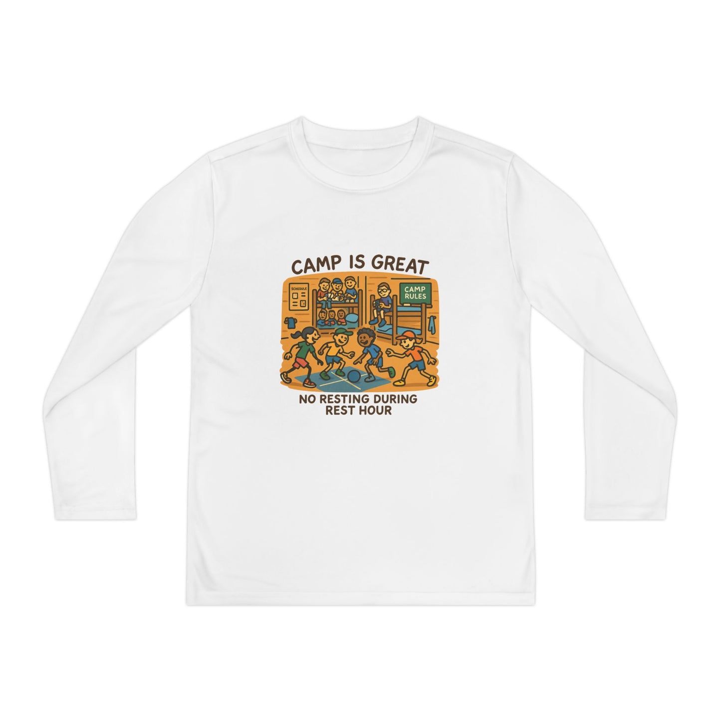 Youth Long Sleeve Competitor Tee Rest Hour