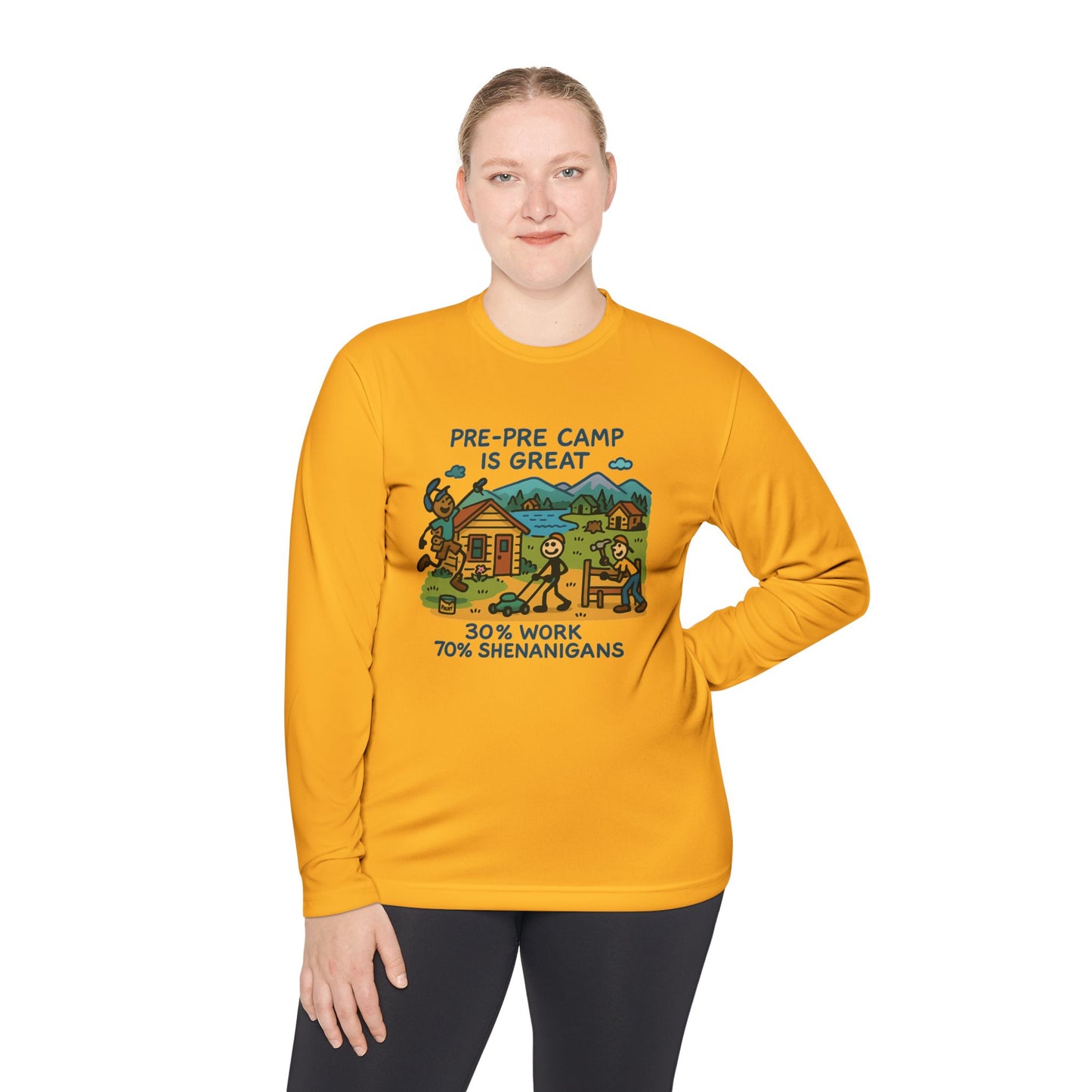 Unisex Lightweight Long Sleeve Tee Pre-Pre-Camp