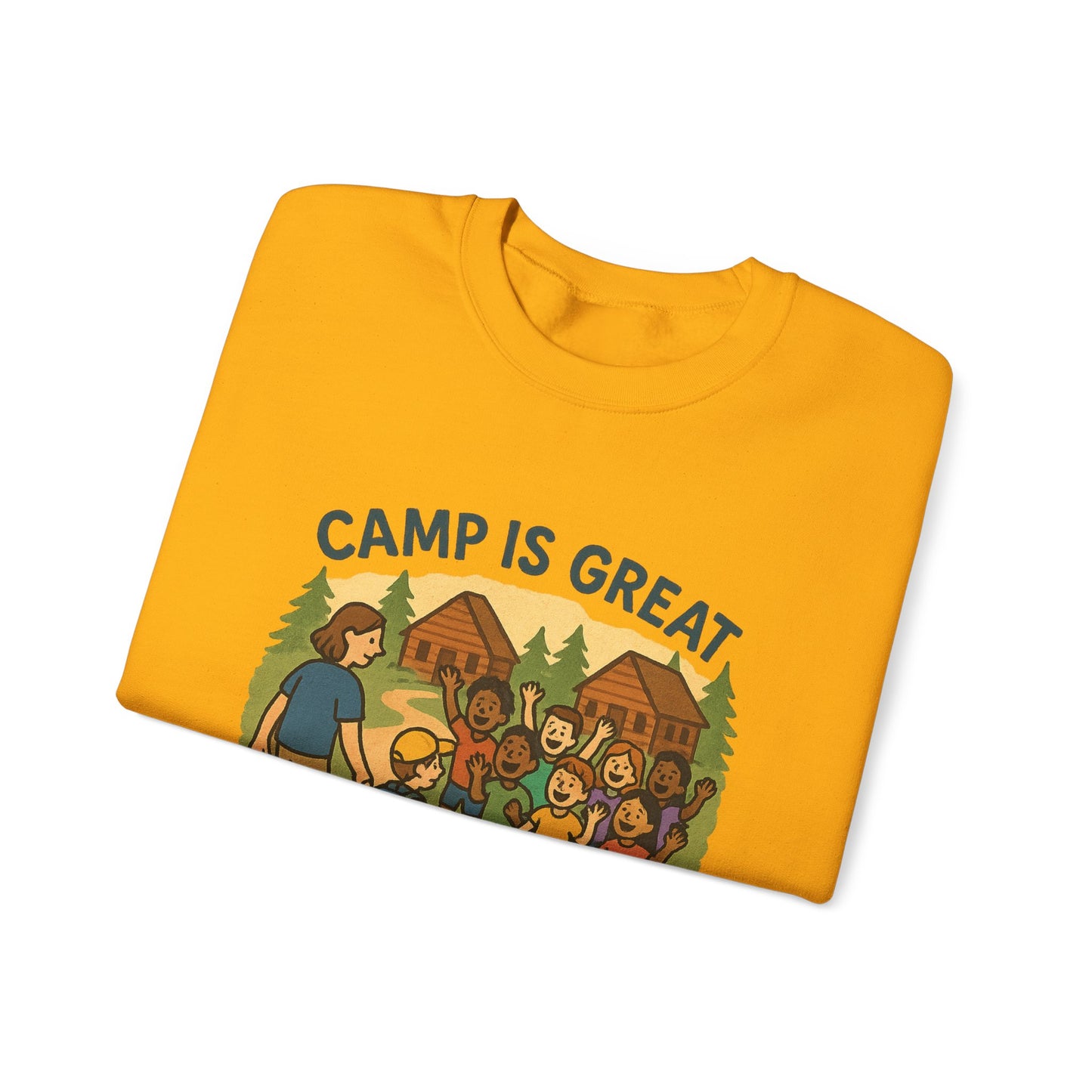 Unisex Heavy Blend™ Crewneck Sweatshirt First Time Camper