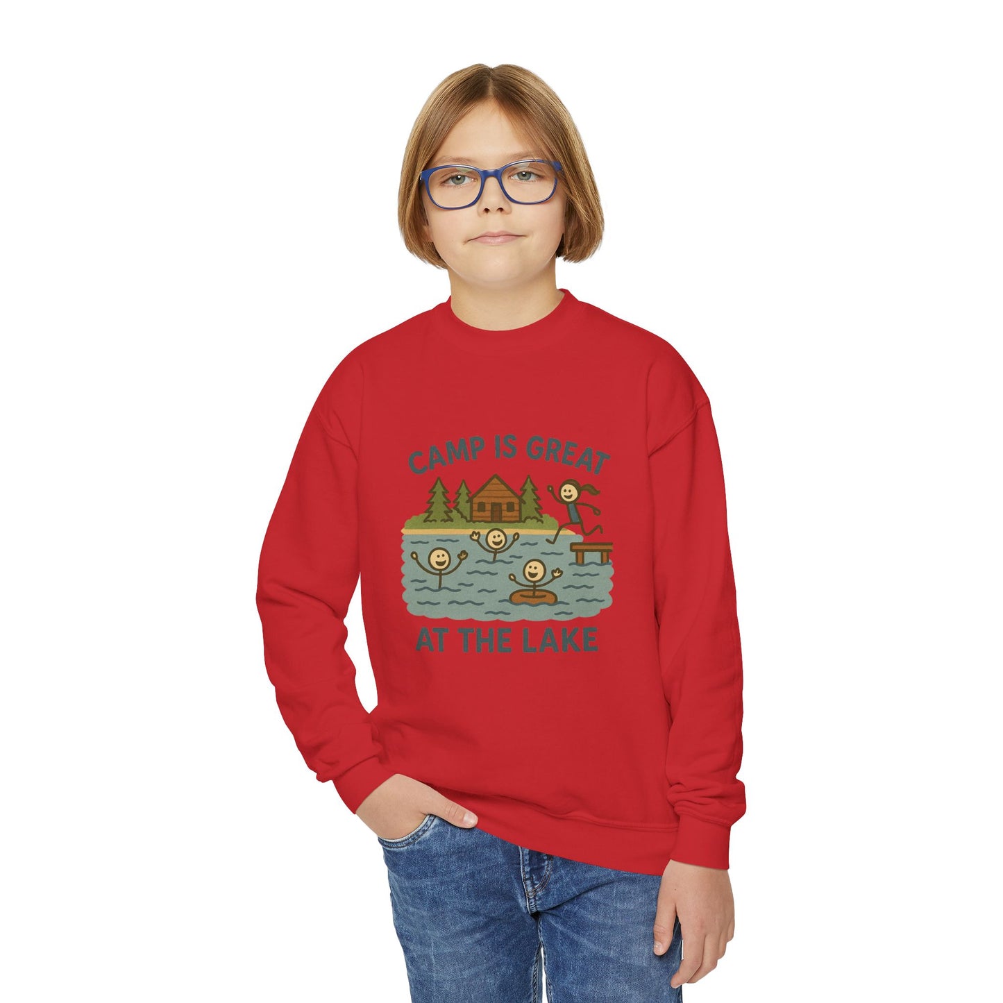 Youth Crewneck Sweatshirt Lake