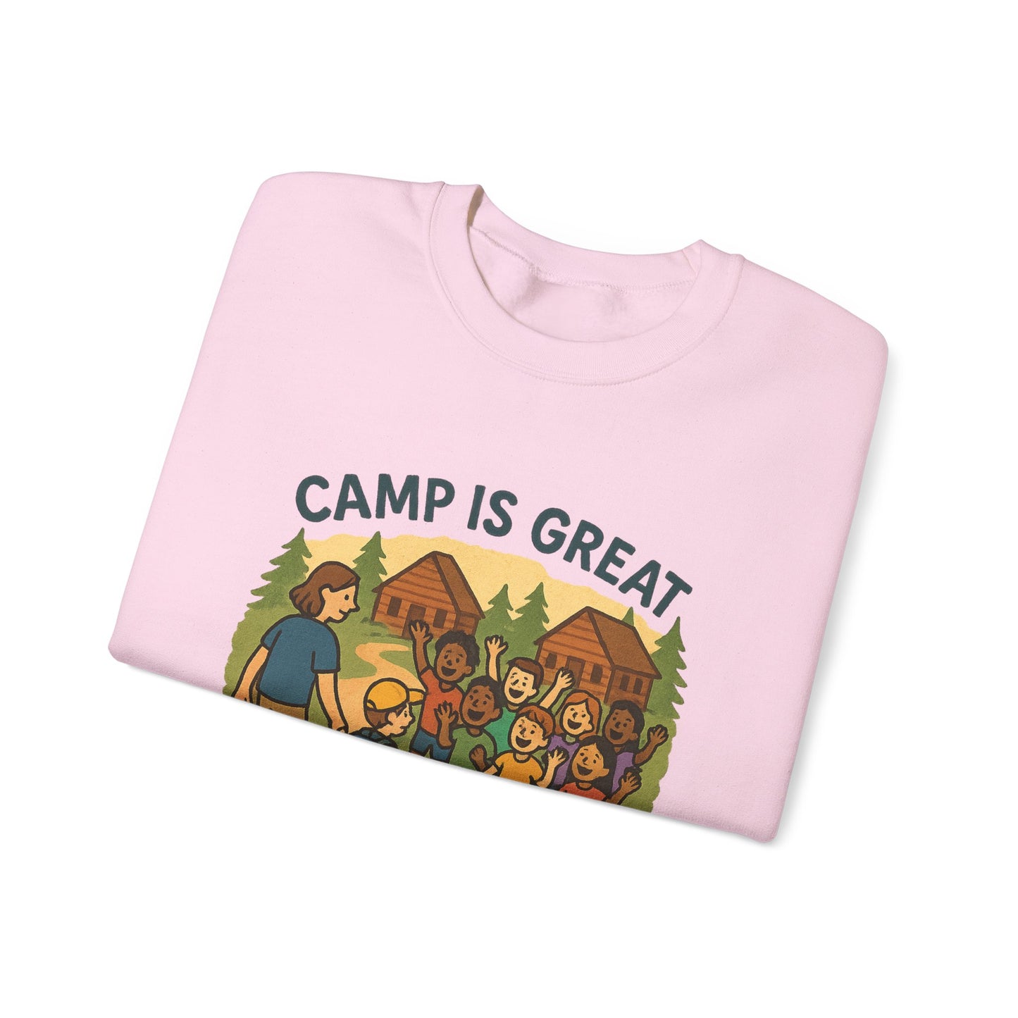 Unisex Heavy Blend™ Crewneck Sweatshirt First Time Camper