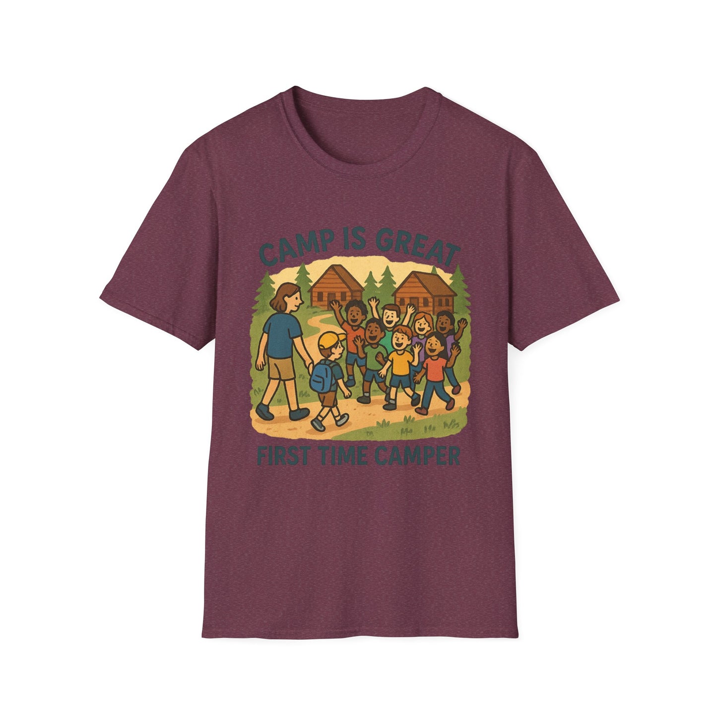 Unisex Softstyle T-Shirt First Time Camper