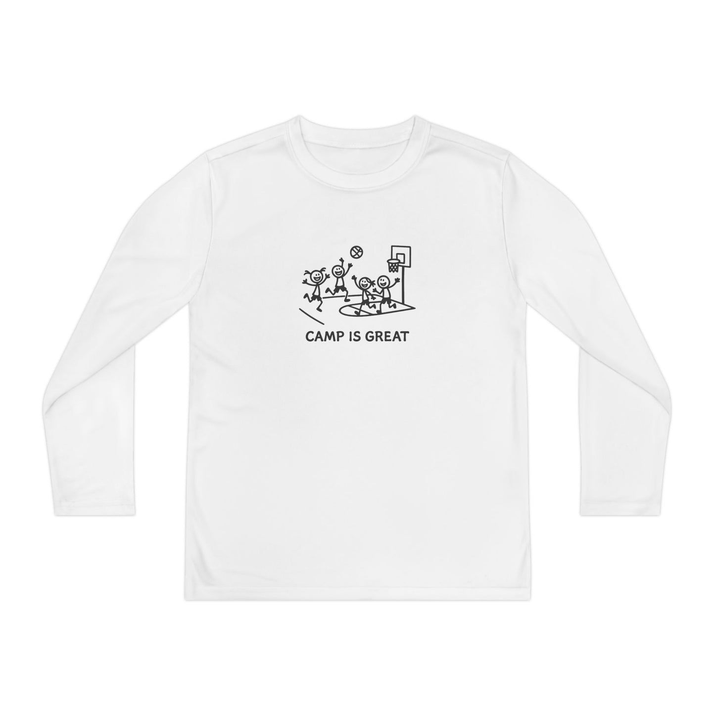 Youth Long Sleeve Competitor Tee Basketball