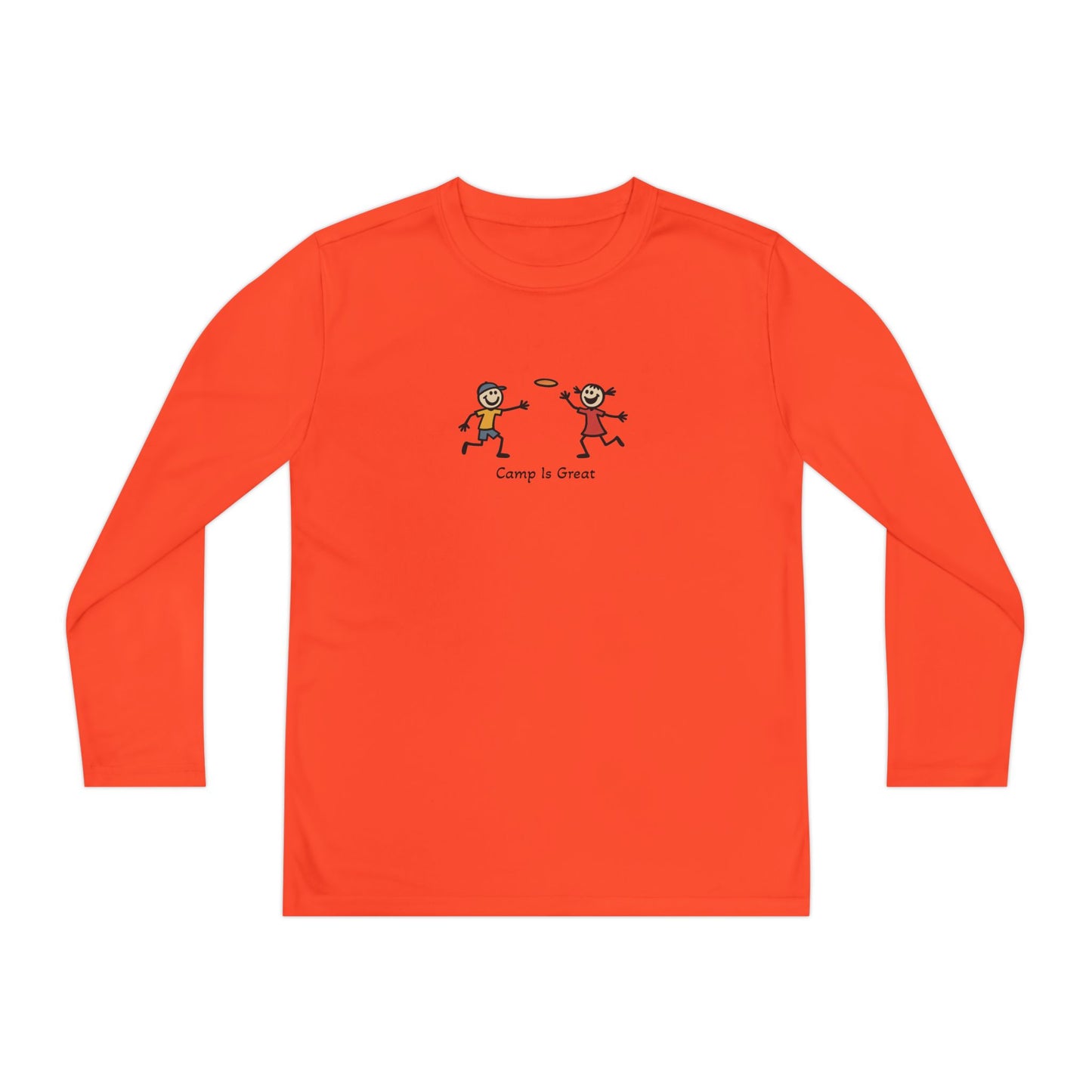 Youth Long Sleeve Competitor Tee Frisbee