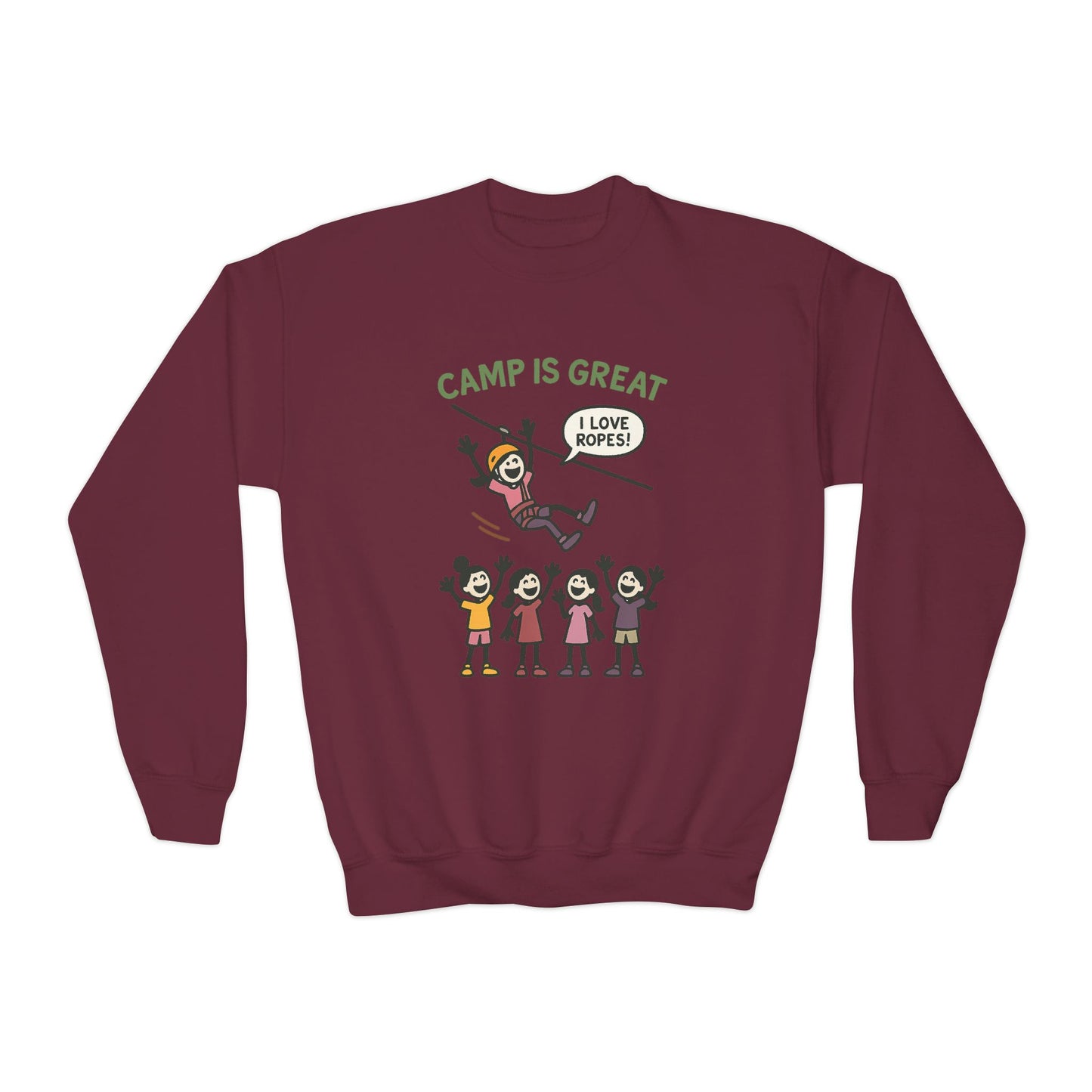 Youth Crewneck Sweatshirt Ropes
