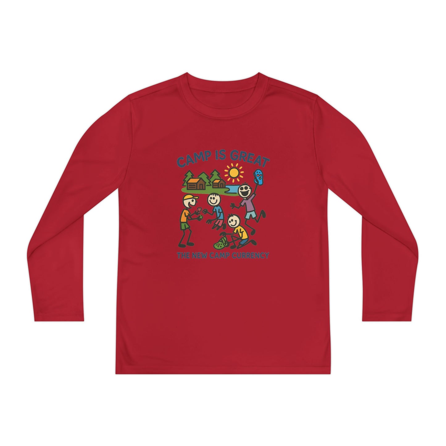 Youth Long Sleeve Competitor Tee Shoe Charms