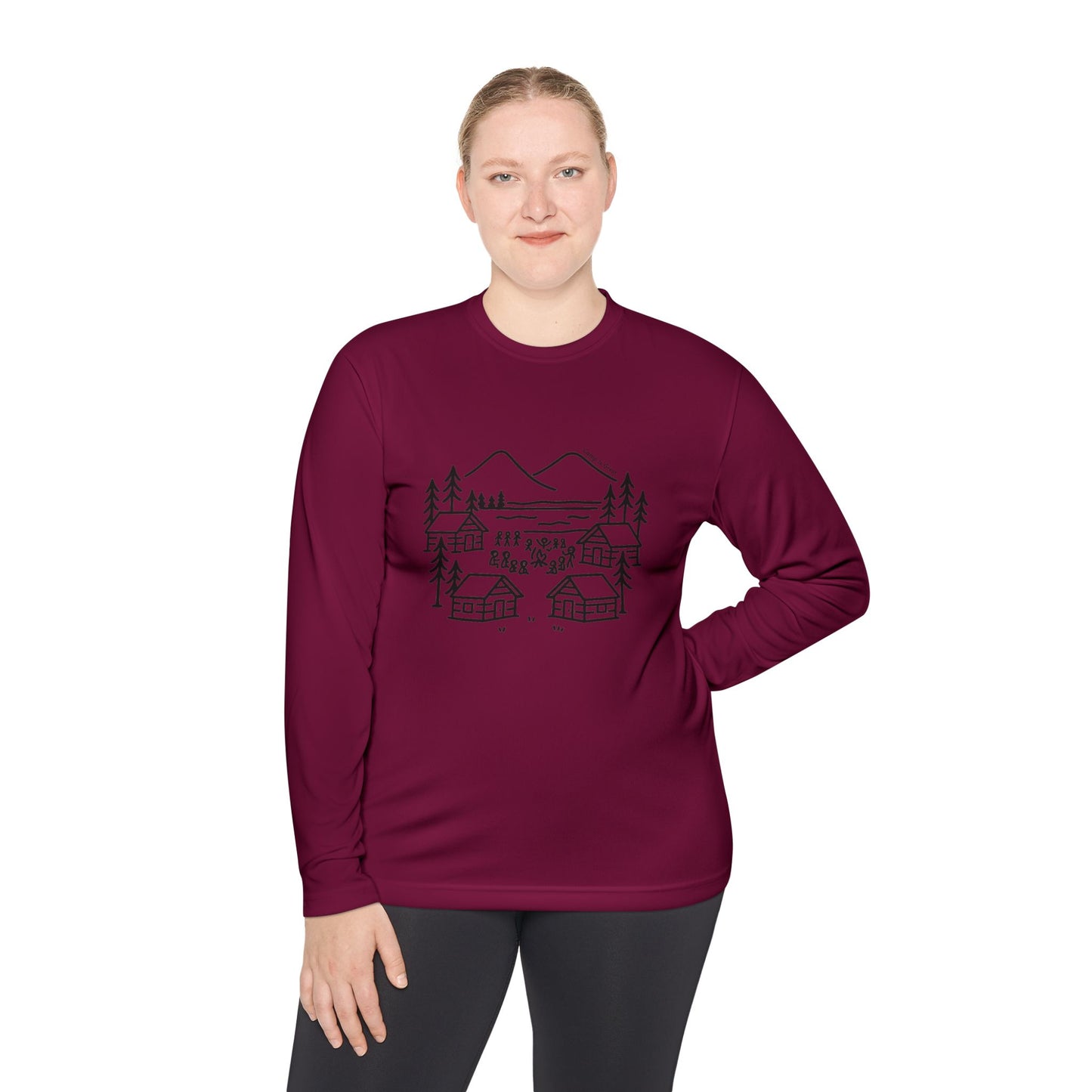 Unisex Lightweight Long Sleeve Tee Landscape