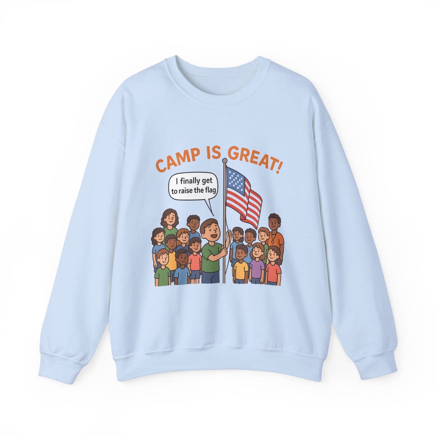 Unisex Heavy Blend™ Crewneck Sweatshirt Flag