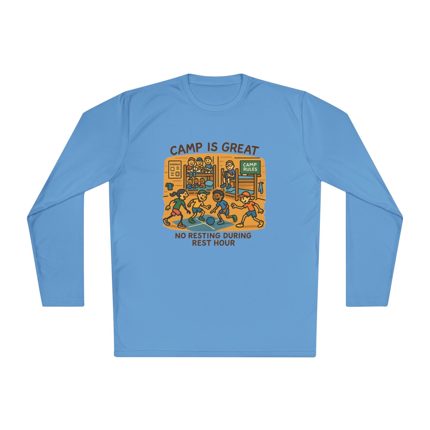 Unisex Lightweight Long Sleeve Tee Rest Hour