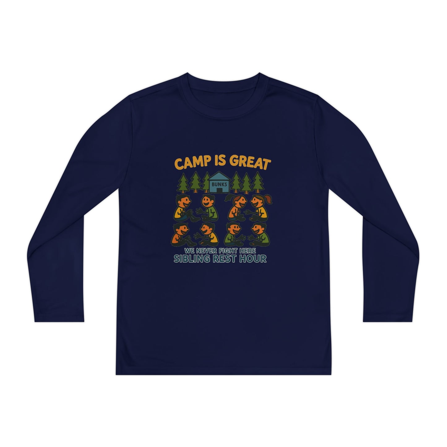 Youth Long Sleeve Competitor Tee Sibling Rest Hour
