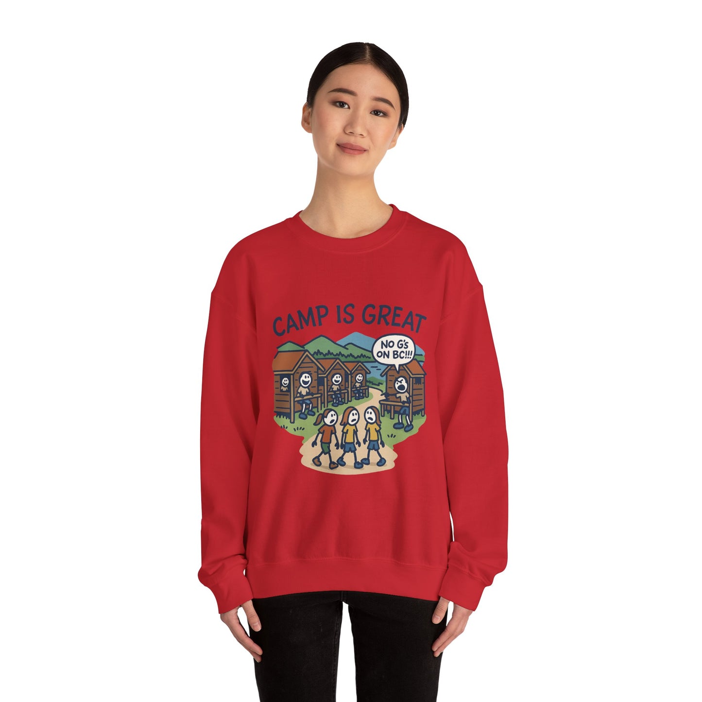 Unisex Heavy Blend™ Crewneck Sweatshirt No G's on BC