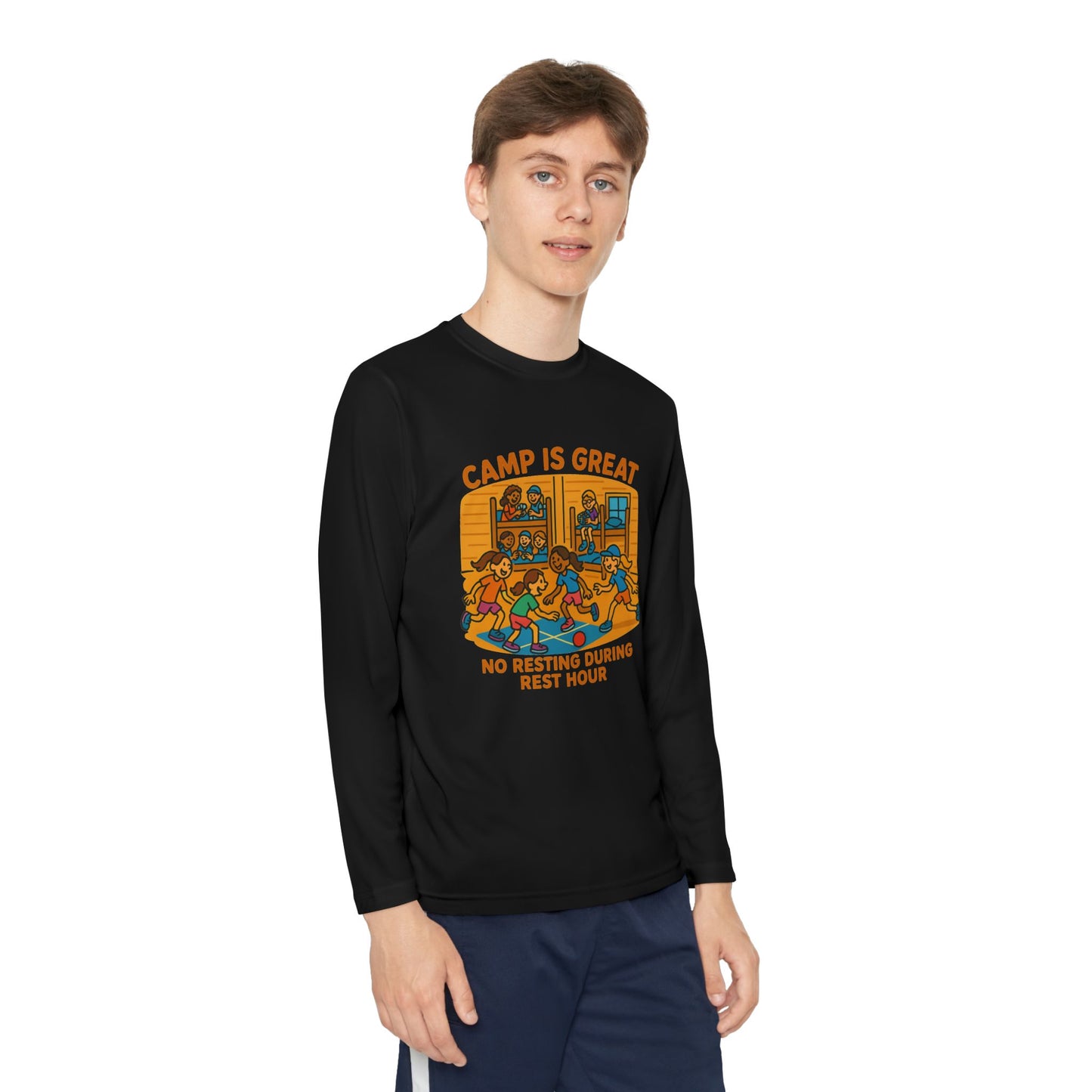Youth Long Sleeve Competitor Tee Rest Hour