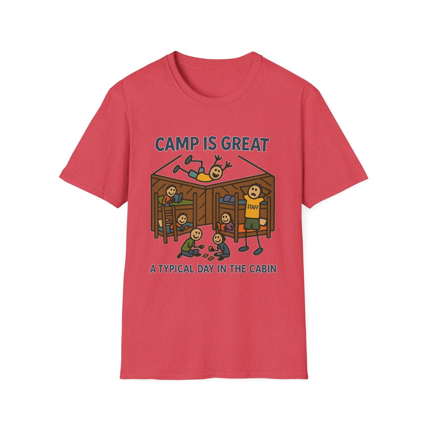 Unisex Softstyle T-Shirt Typical Day in the Cabin