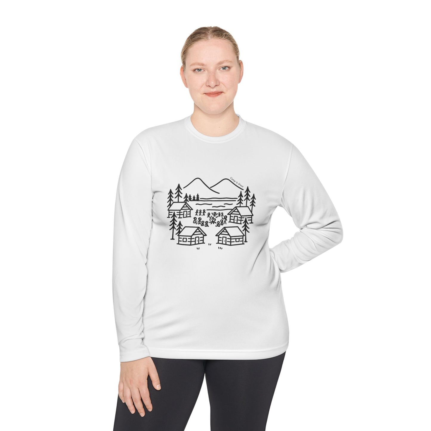 Unisex Lightweight Long Sleeve Tee Landscape